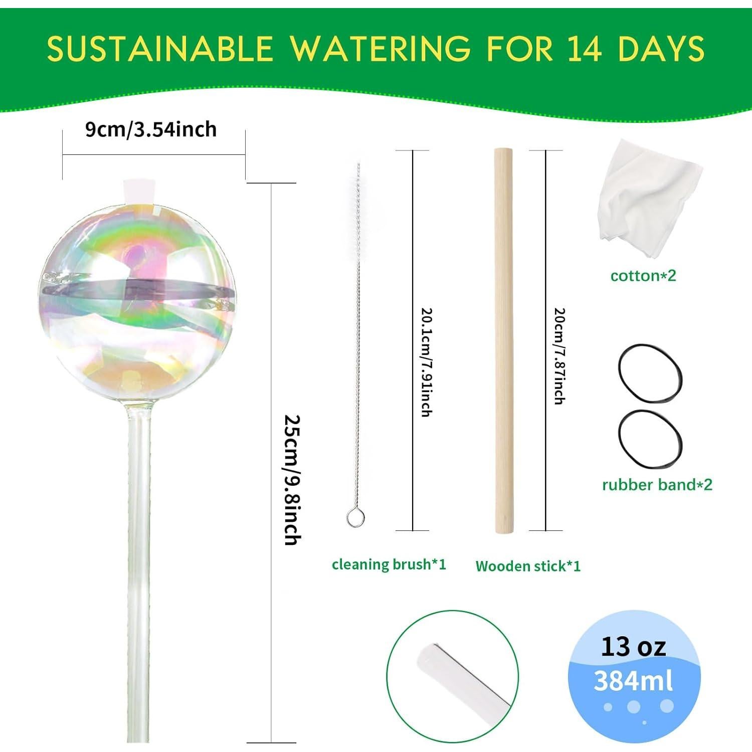 Esferas de Riego Automático ZephyrBloom 2 Paquete 385ml