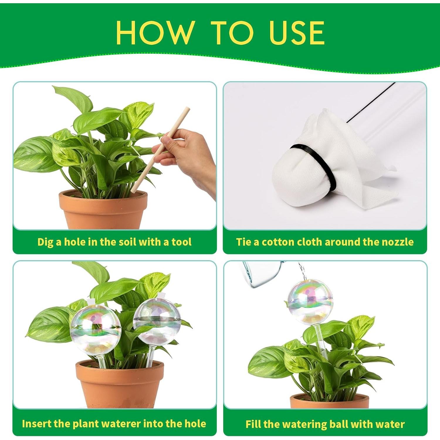 Esferas de Riego Automático ZephyrBloom 2 Paquete 385ml