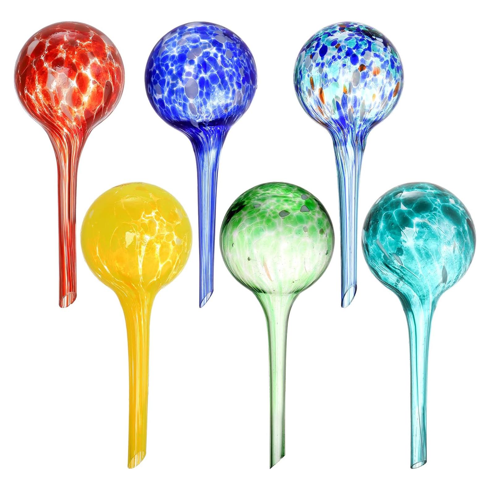 Fasmov Bombillas de Riego Automático 6 Piezas Vidrio 6 cm