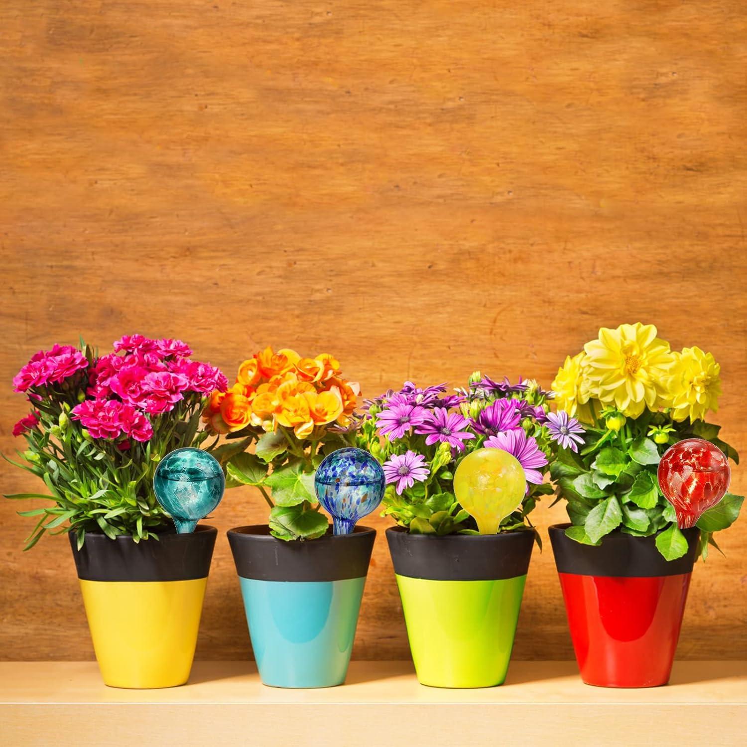 Fasmov Bombillas de Riego Automático 6 Piezas Vidrio 6 cm