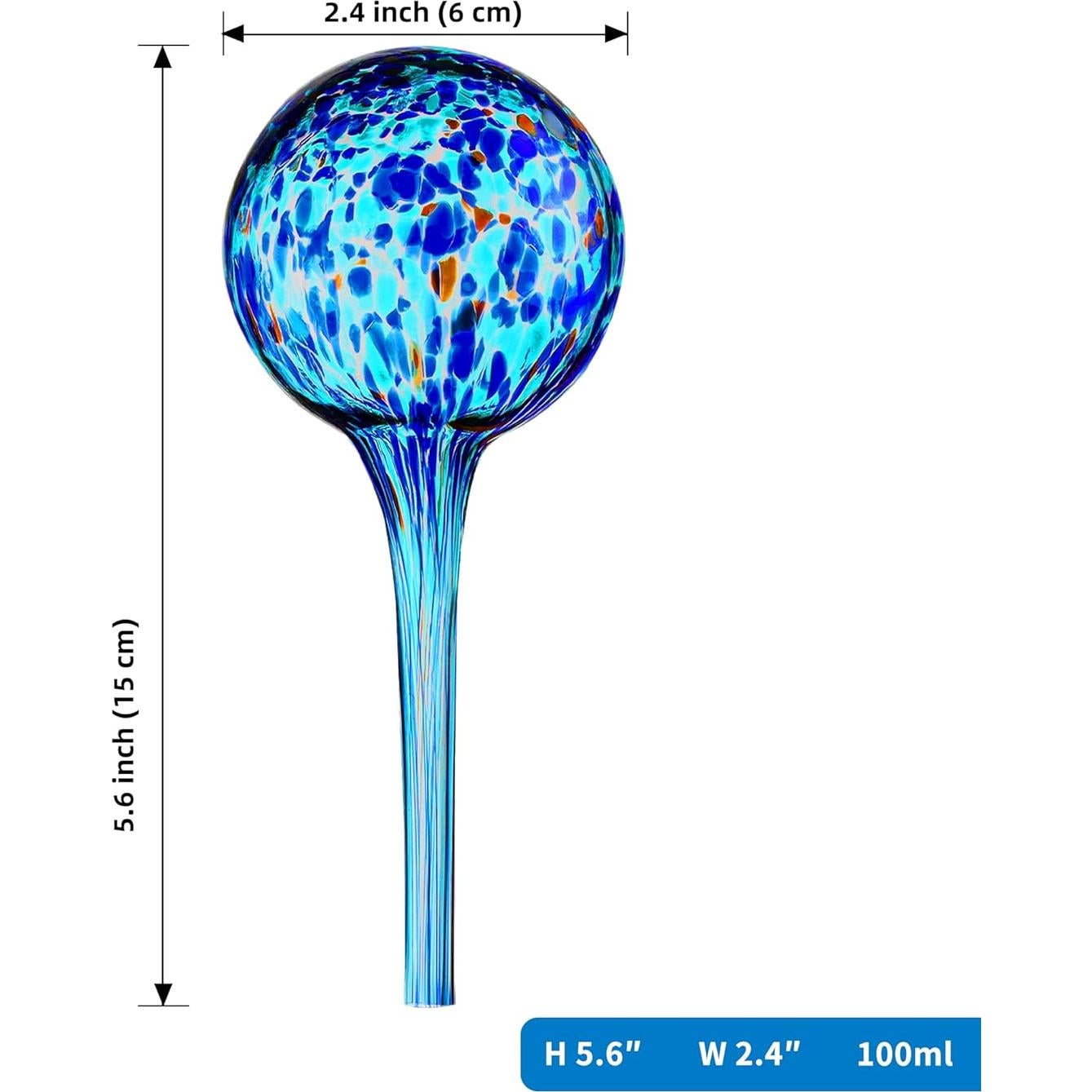 Esferas de Riego de Vidrio Soilagua - 6 Bulbos Multicolores 14.2cm