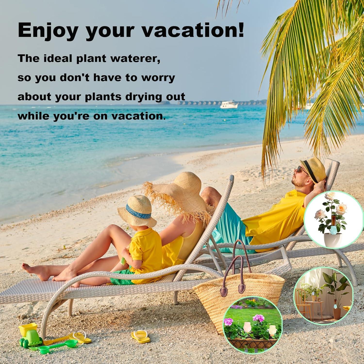 Paquete de 4 Picos de Riego Automático GIYOFUNLIF Terracota