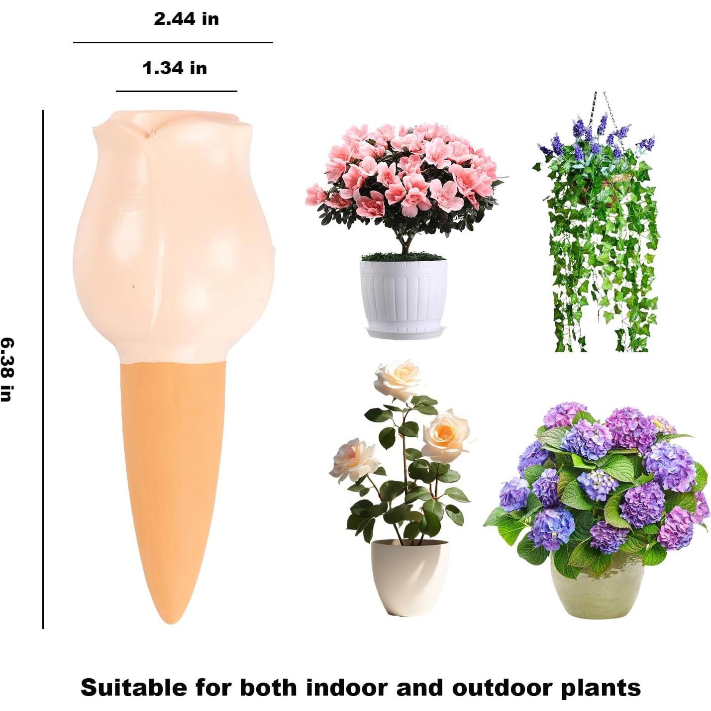 Paquete de 4 Picos de Riego Automático GIYOFUNLIF Terracota