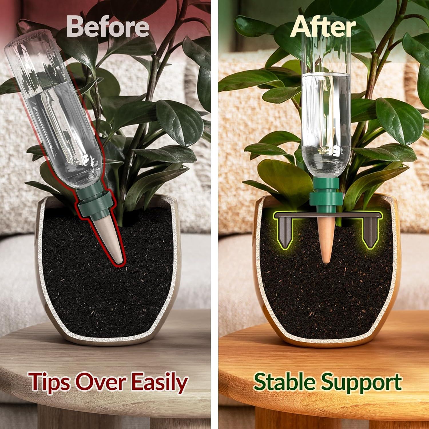 Soportes de Globo Autorriego NiHome 12PCS para Estacas de Terracota