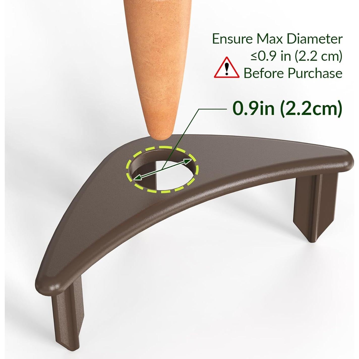 Soportes de Globo Autorriego NiHome 12PCS para Estacas de Terracota