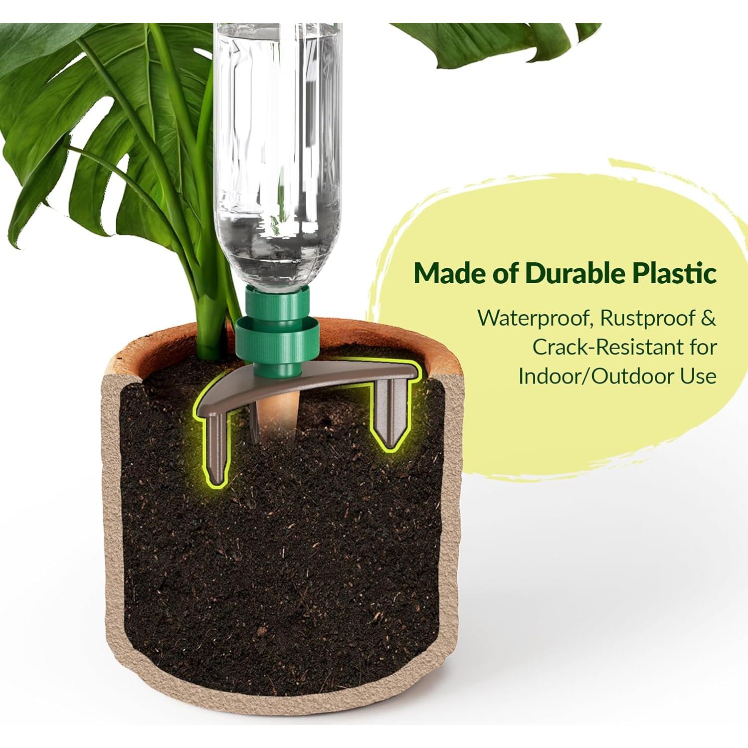 Soportes de Globo Autorriego NiHome 12PCS para Estacas de Terracota