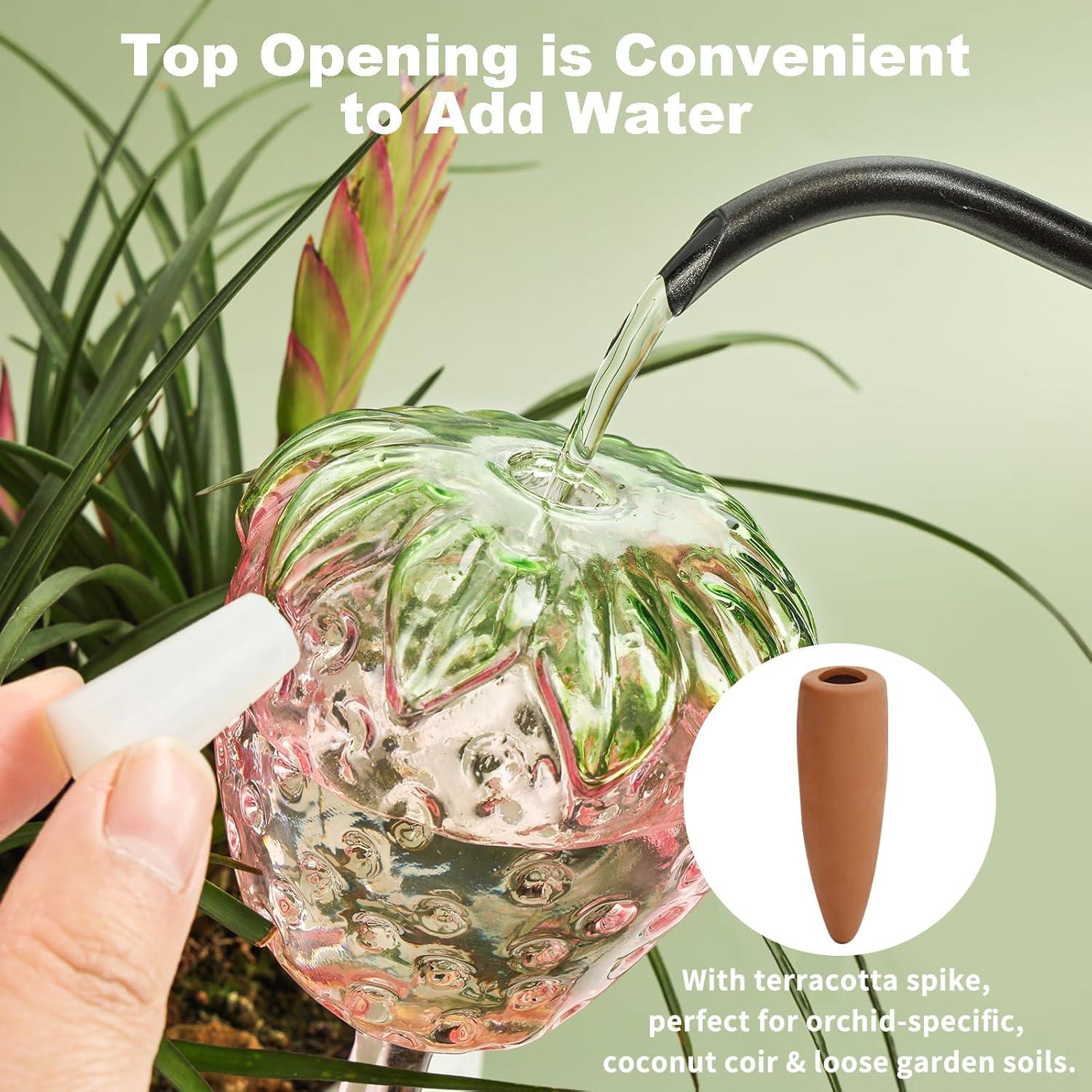 Esferas de Riego para Plantas Yurucenus - Juego de 2 Fresas