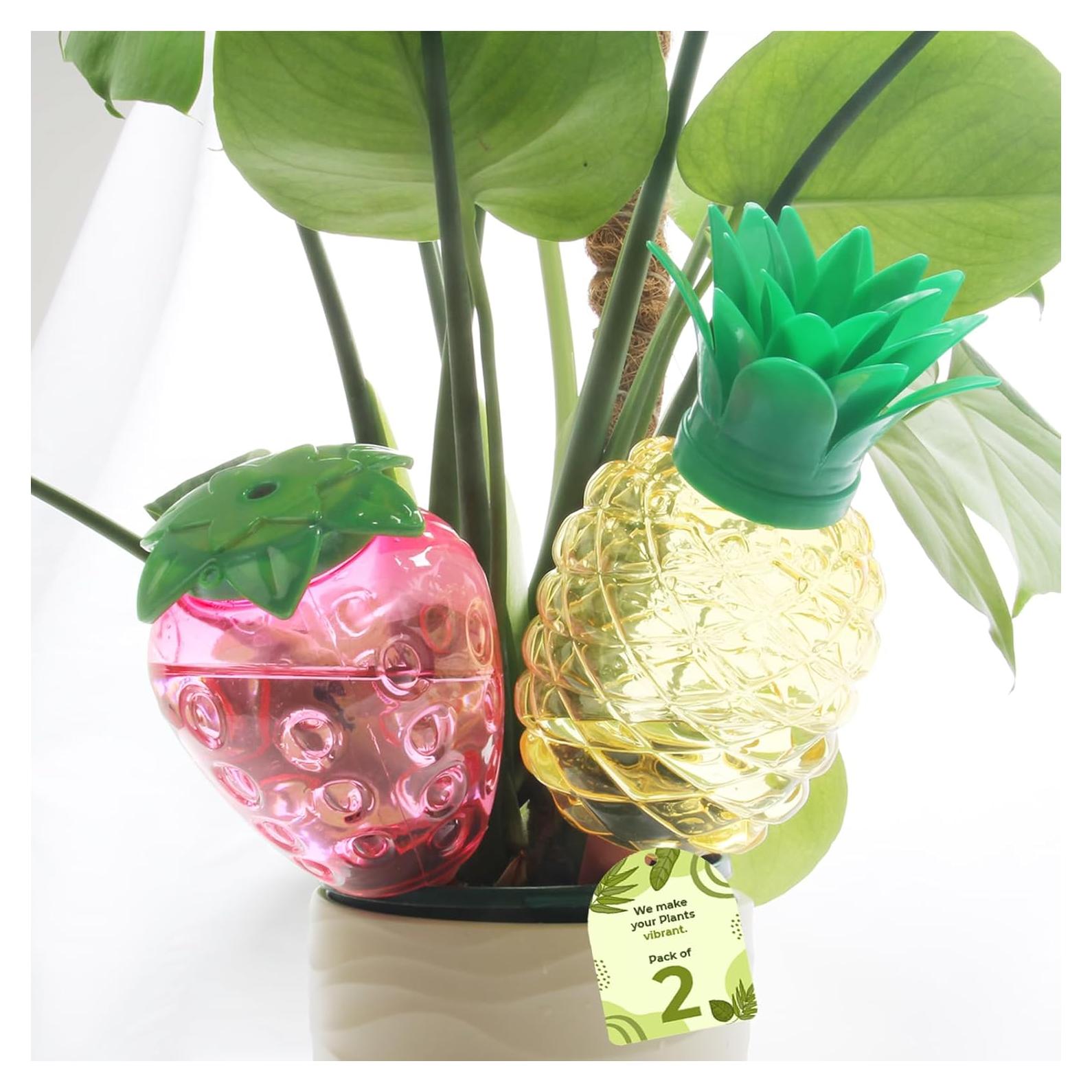 Globos Autorriegantes de Plástico Cynevaris 0.56L Fruta 2 Pcs