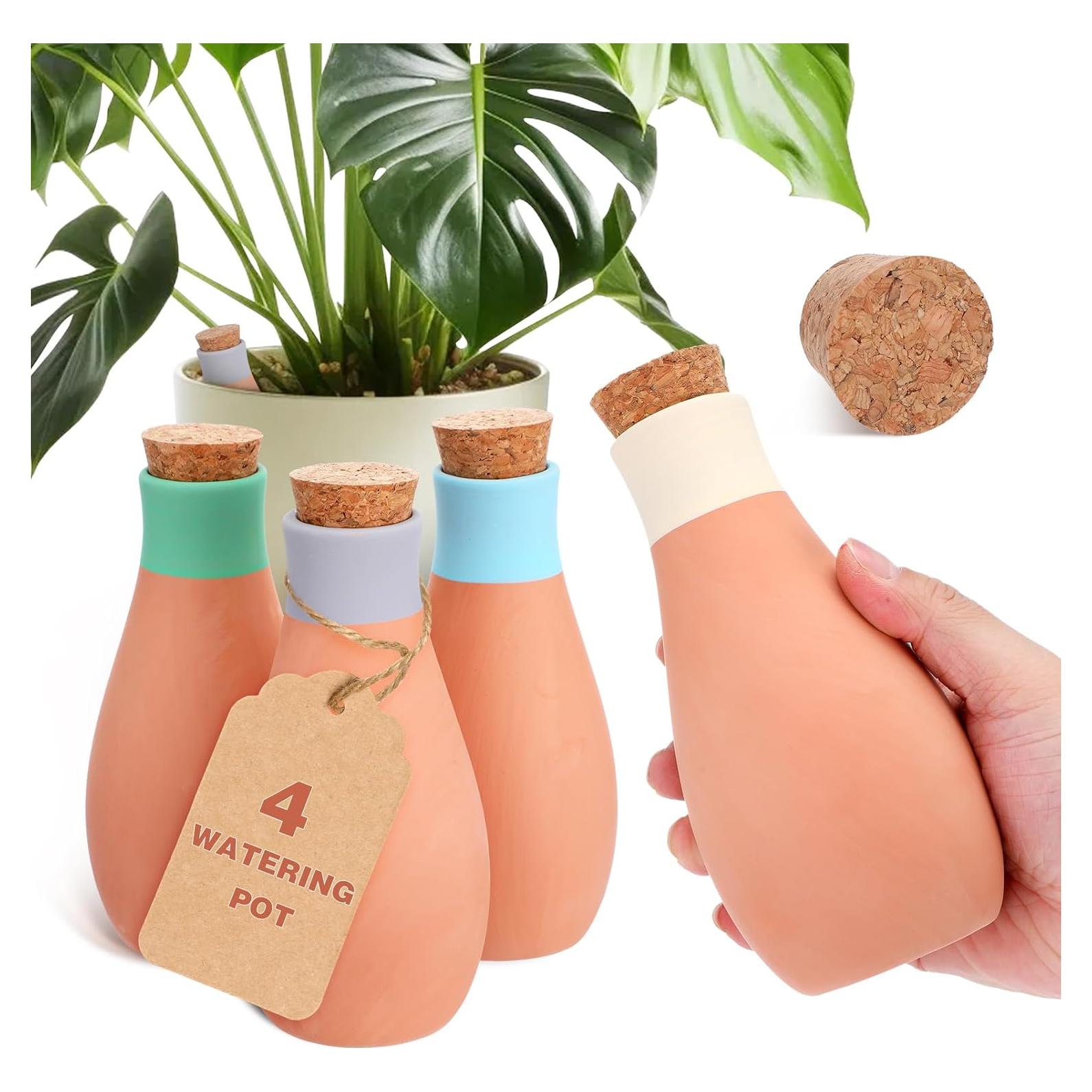 4 Esferas de Riego de Terracota AojSup 16.5cm Automáticas