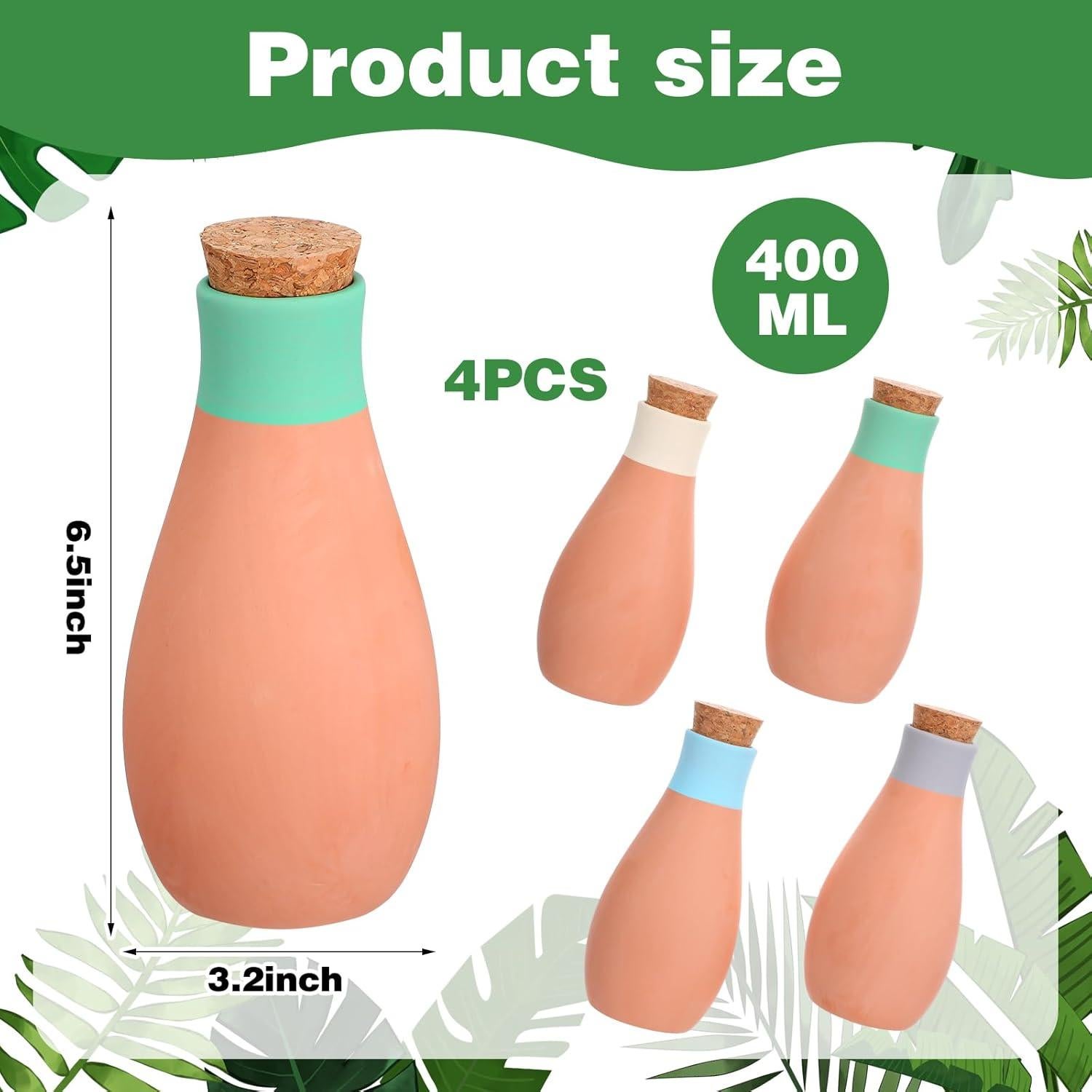 4 Esferas de Riego de Terracota AojSup 16.5cm Automáticas