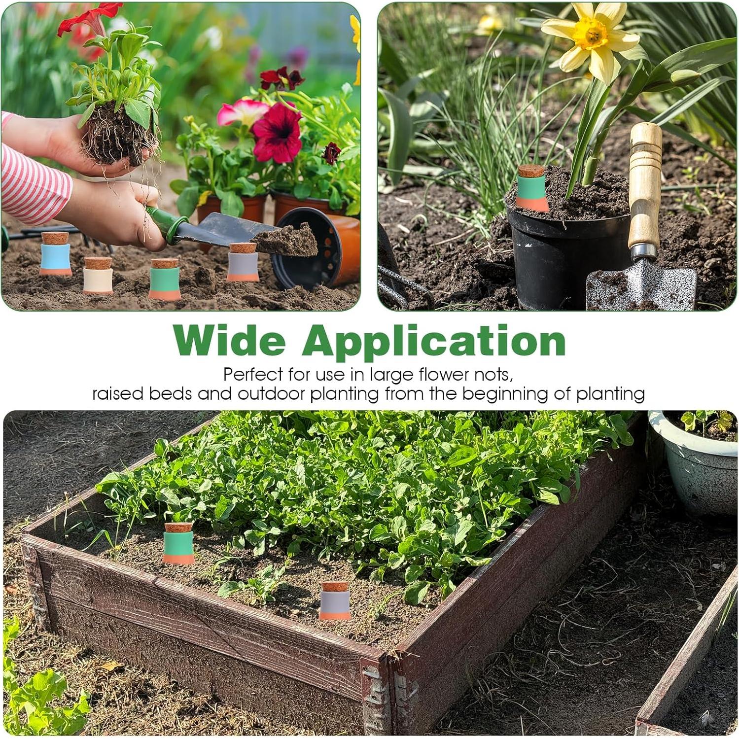 4 Esferas de Riego de Terracota AojSup 16.5cm Automáticas