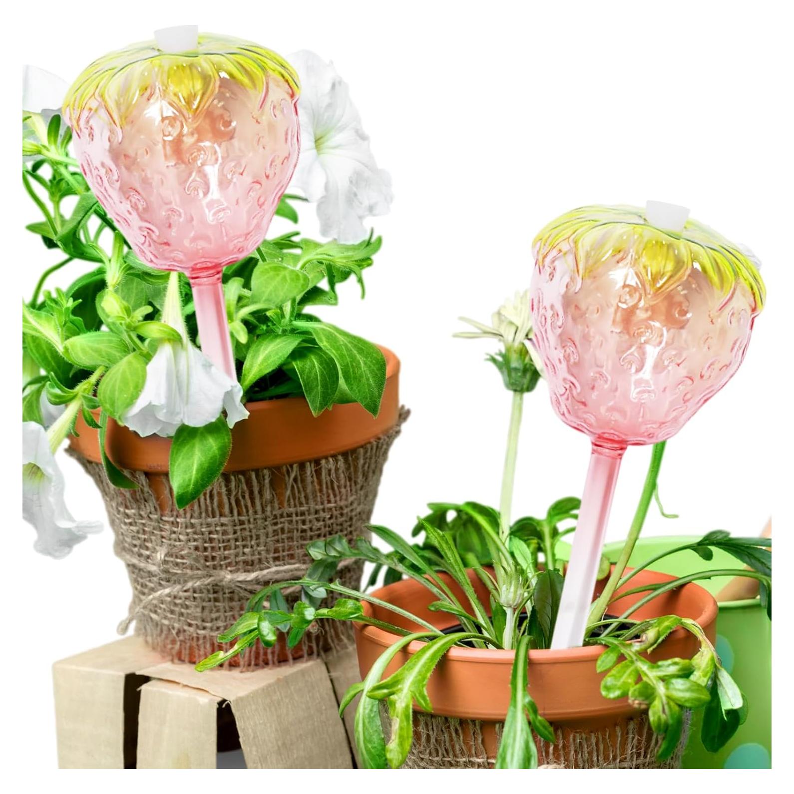 Esferas de Riego de Vidrio SunGardery 2pcs Autorriego 24.8cm