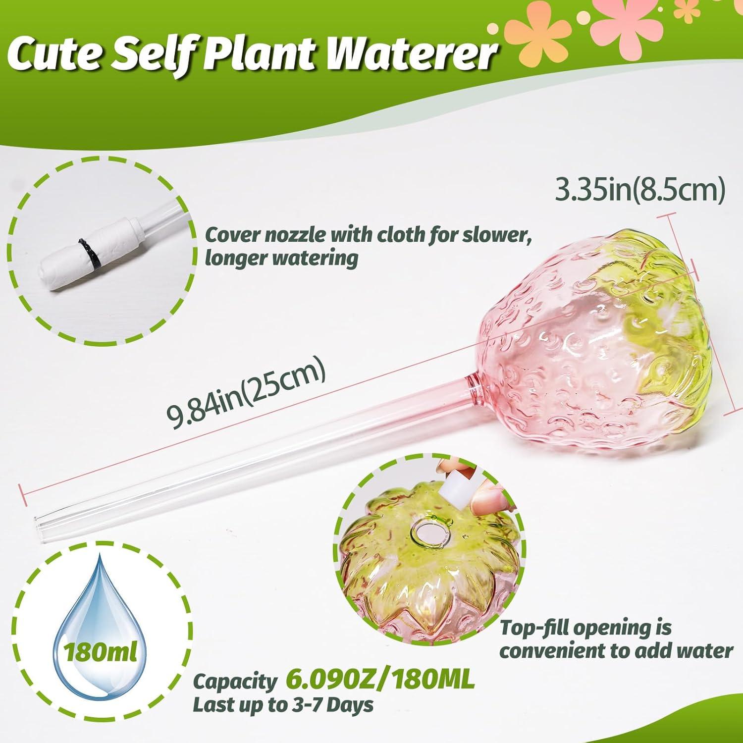 Esferas de Riego de Vidrio SunGardery 2pcs Autorriego 24.8cm