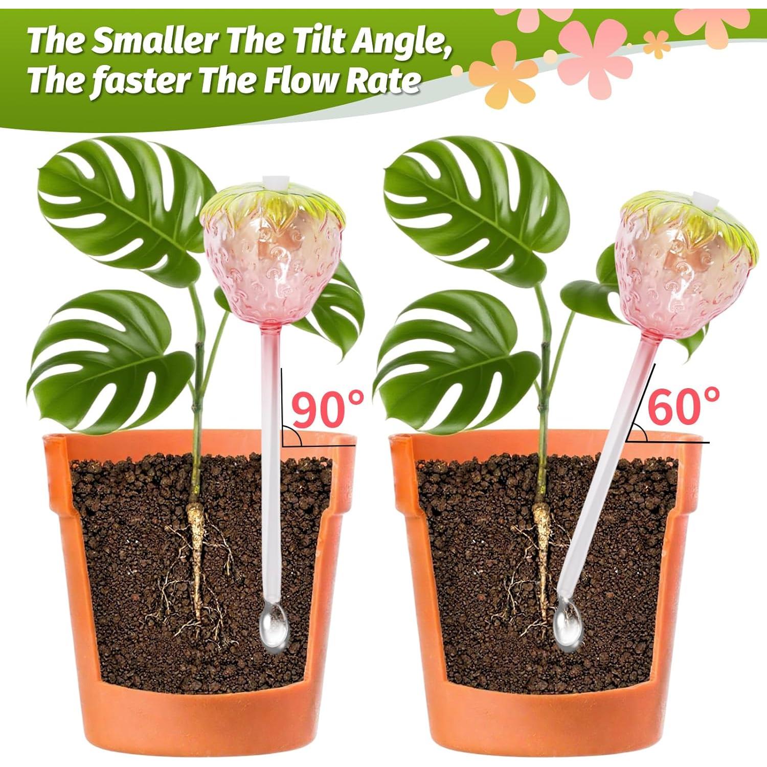 Esferas de Riego de Vidrio SunGardery 2pcs Autorriego 24.8cm