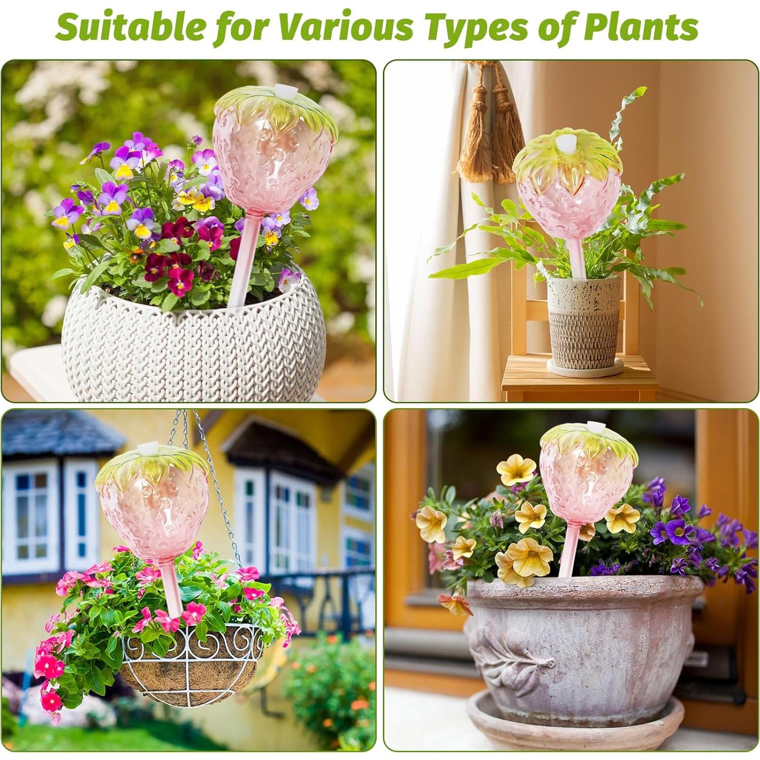 Esferas de Riego de Vidrio SunGardery 2pcs Autorriego 24.8cm