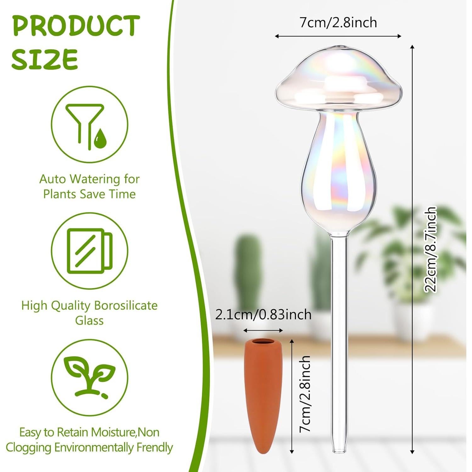 Esferas de Riego Automáticas Zhehao 6 Pcs Vidrio Lásers