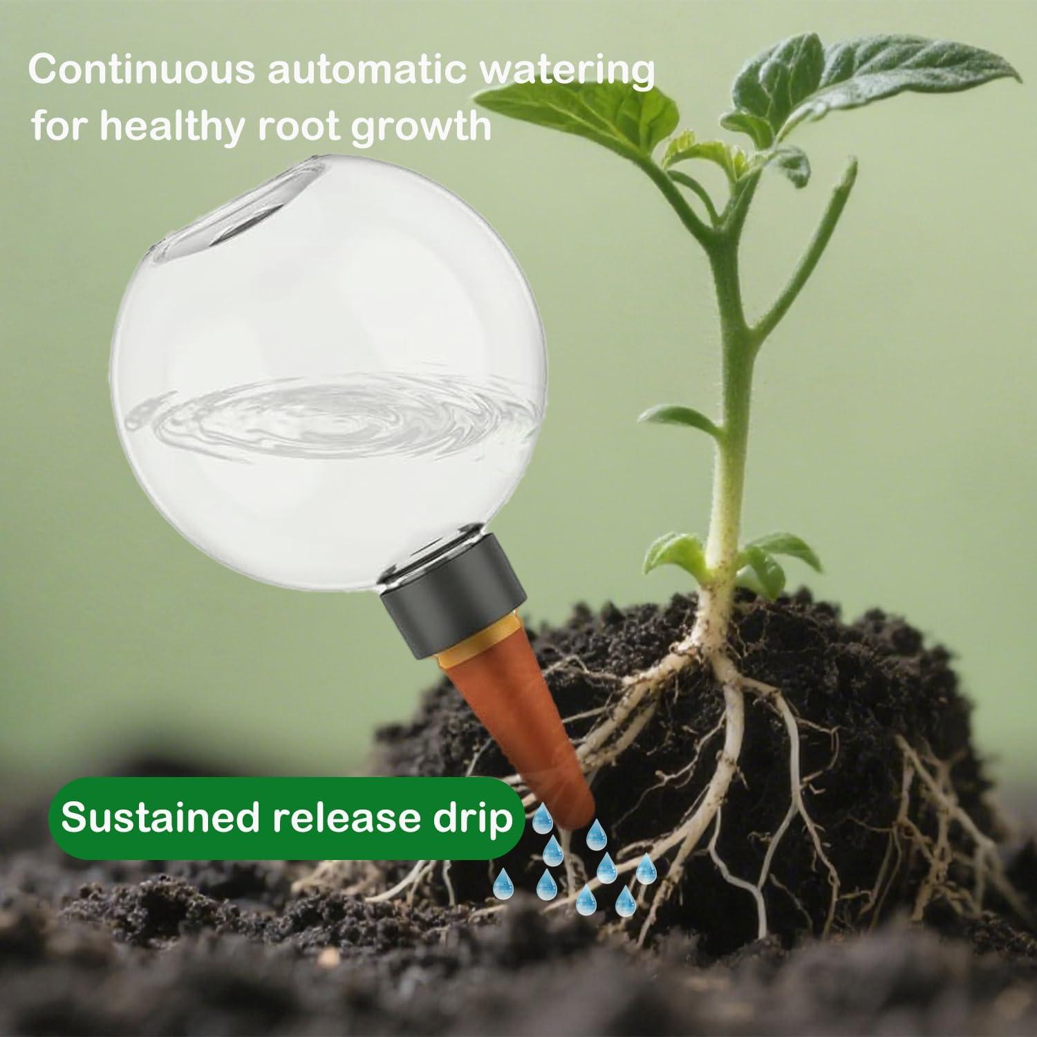 2 Esferas de Riego Automáticas 500ml Plástico Yuixoseu