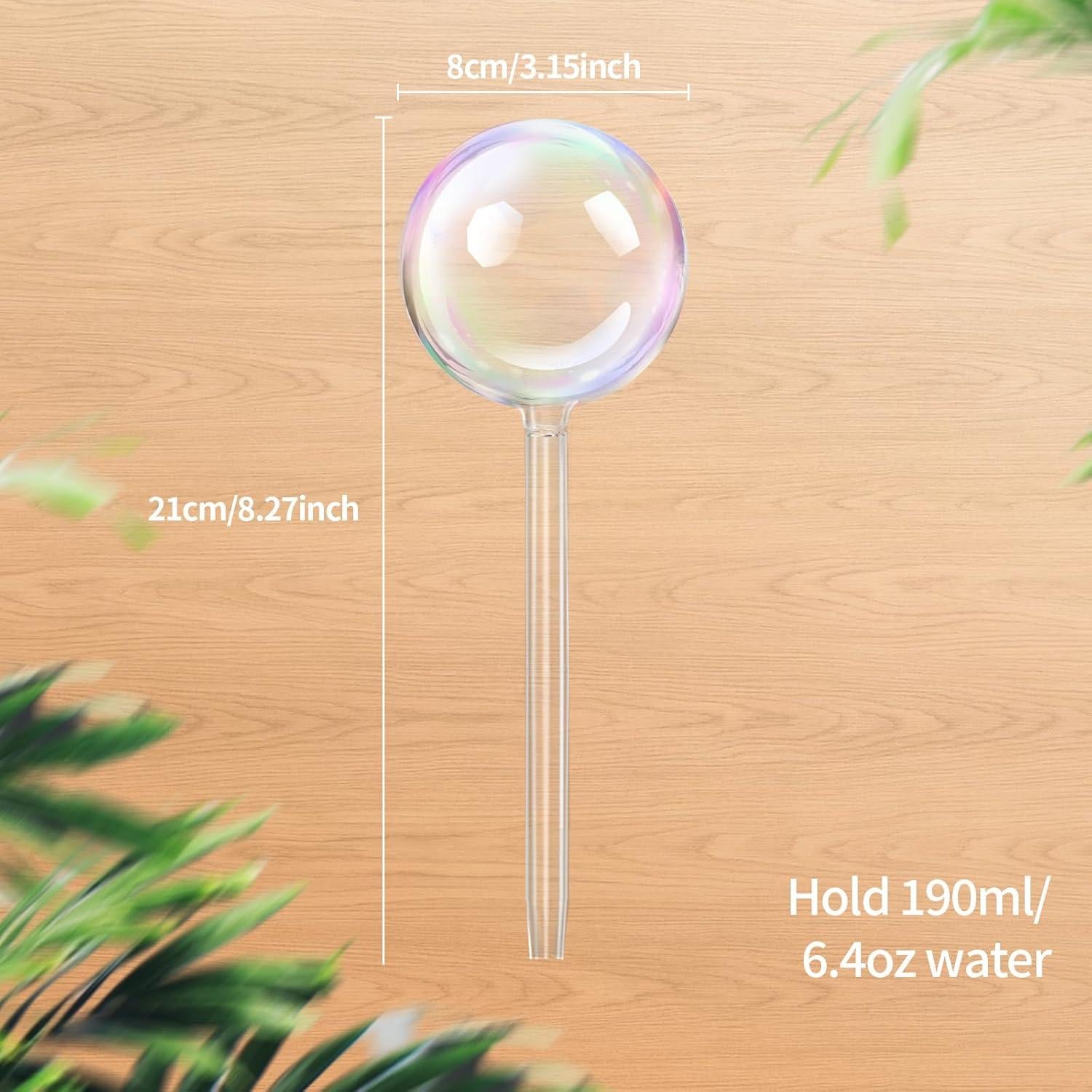 Esferas de Riego Automático de Vidrio Arcoíris 3 Pcs 21cm