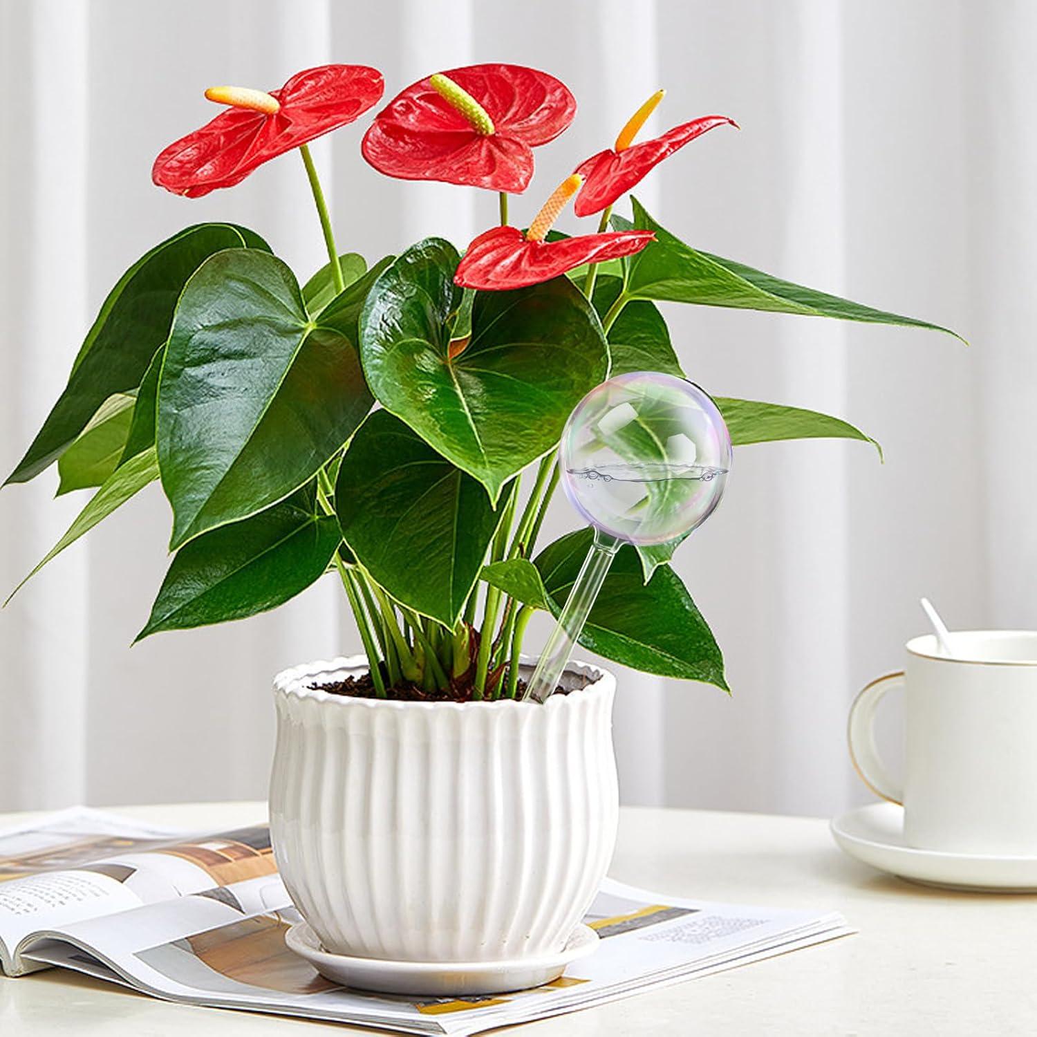 Esferas de Riego Automático de Vidrio Arcoíris 3 Pcs 21cm