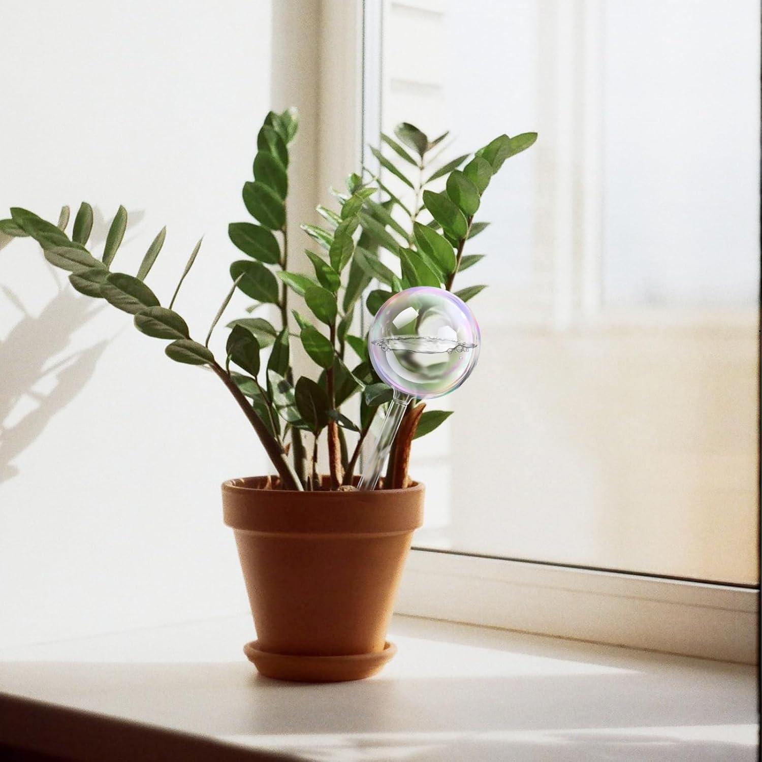 Esferas de Riego Automático de Vidrio Arcoíris 3 Pcs 21cm