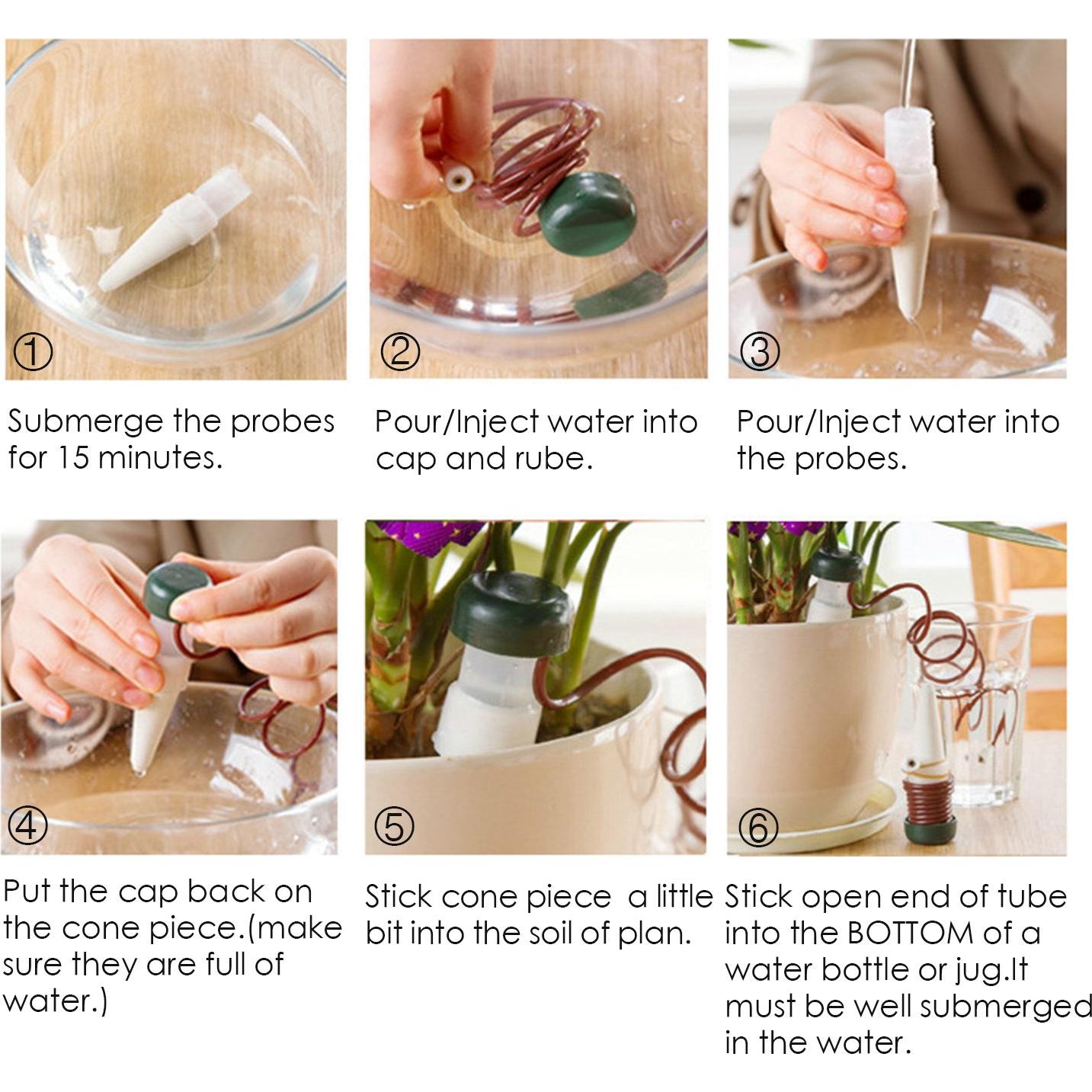 Paquete de 8 Dispositivos de Riego Automático InnoLife 10.5cm