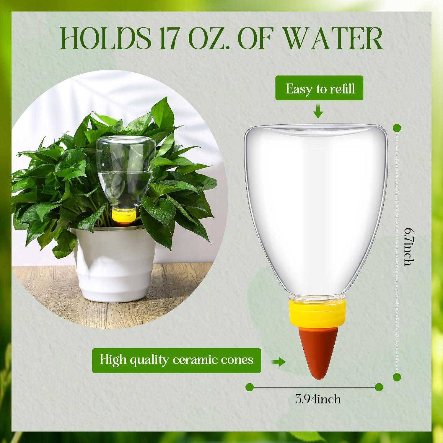 2 Esferas de Autorriego Threlaco 500 ml para Plantas