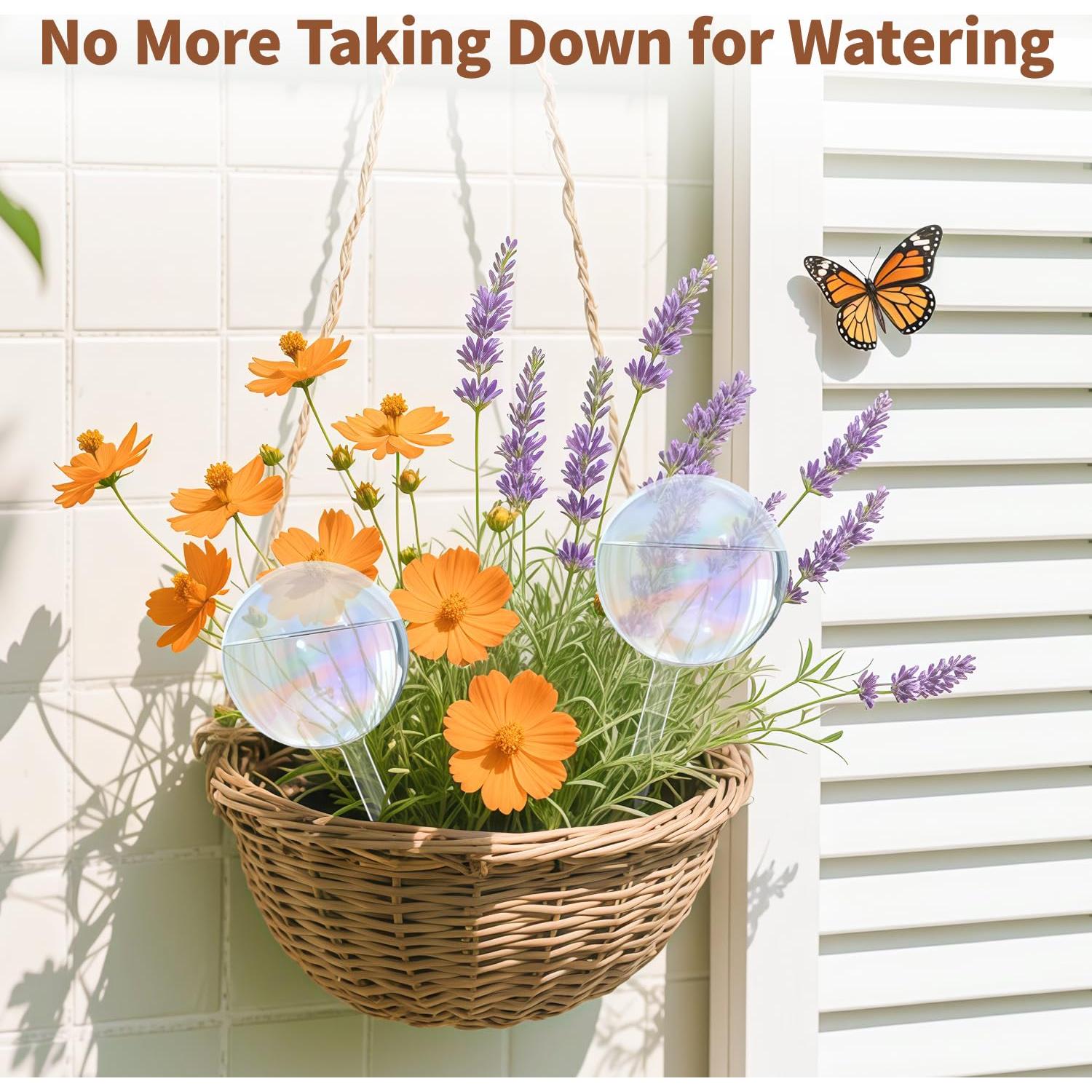 Globos de Riego de Vidrio LASZOLA 2 Pcs para Plantas