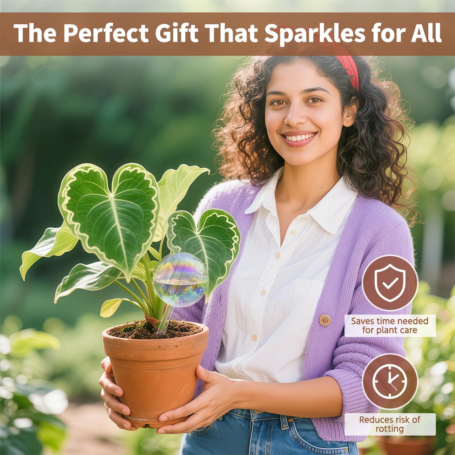 Globos de Riego de Vidrio LASZOLA 2 Pcs para Plantas