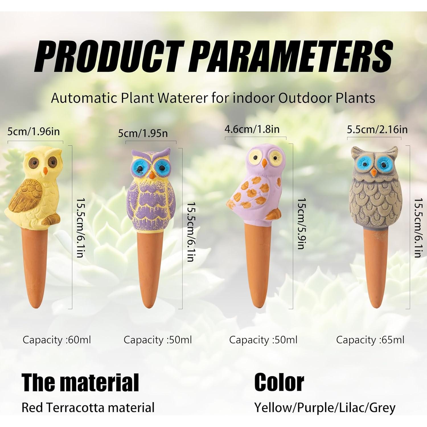 Paquete de 4 Picos de Riego SURE YUESI de Terracota 371g