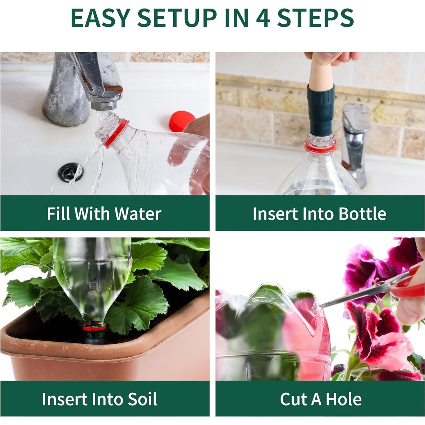 Picos de Riego de Terracota Soilagua - Adaptador Botella 5 Piezas