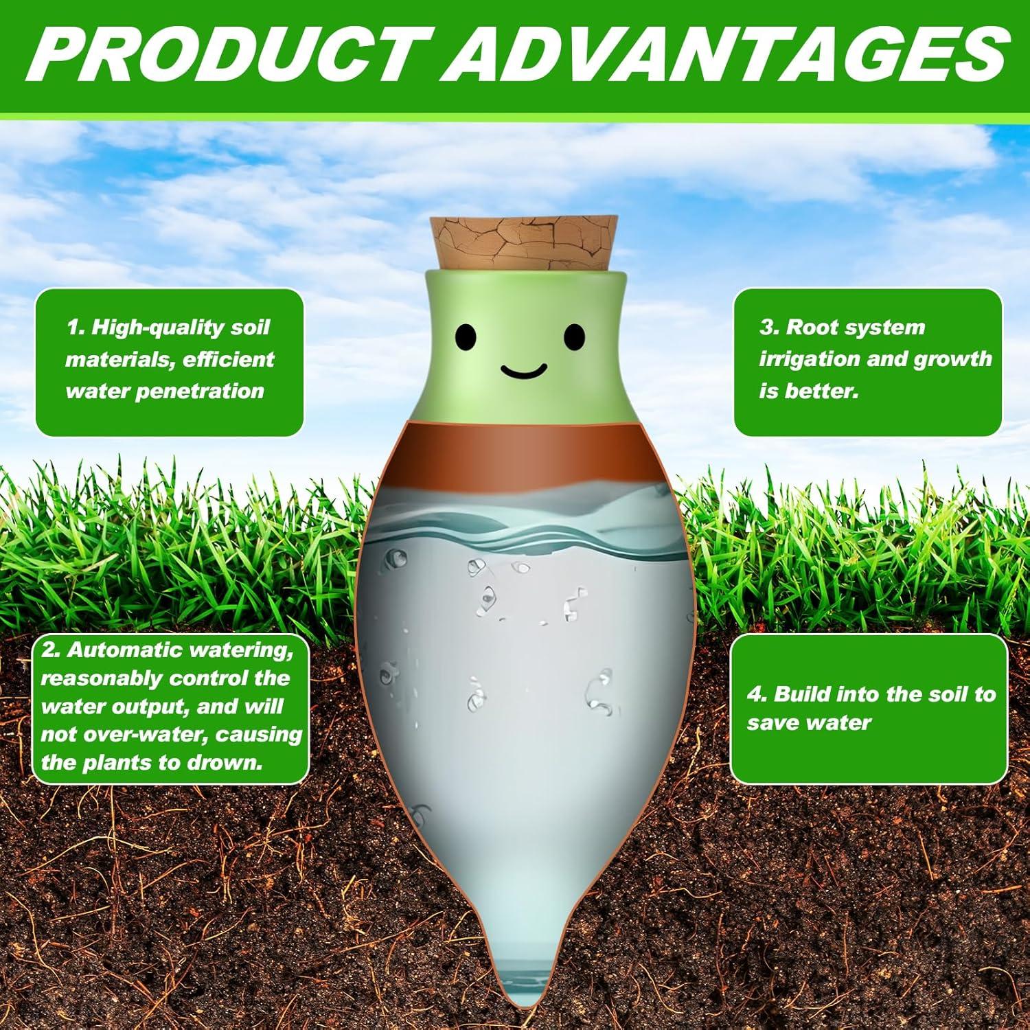 Esferas de Autorriego LemonRoad 4 Pcs Terracota 340 ml