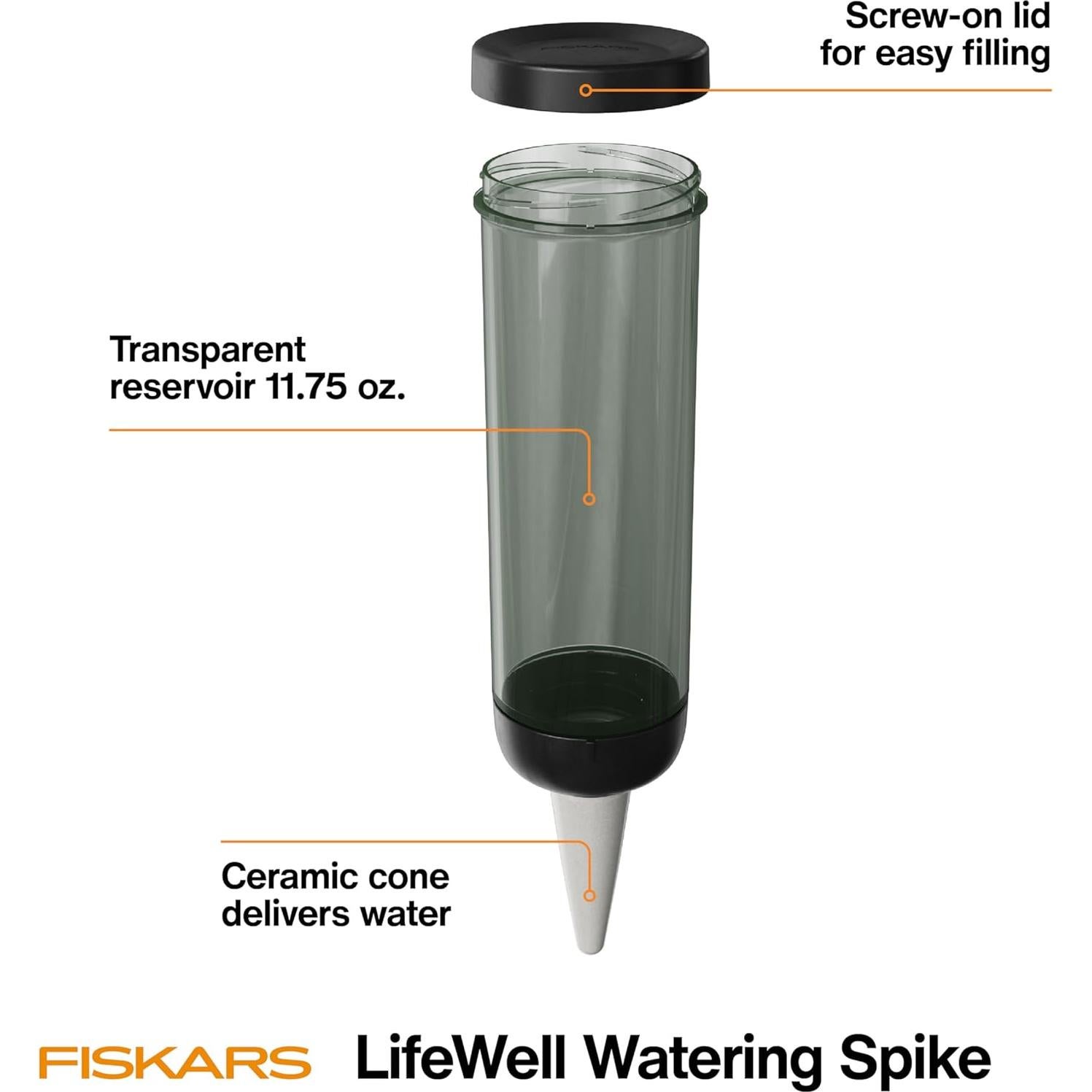 Pico de Riego Fiskars LifeWell 0.35 L para Plantas de Interior