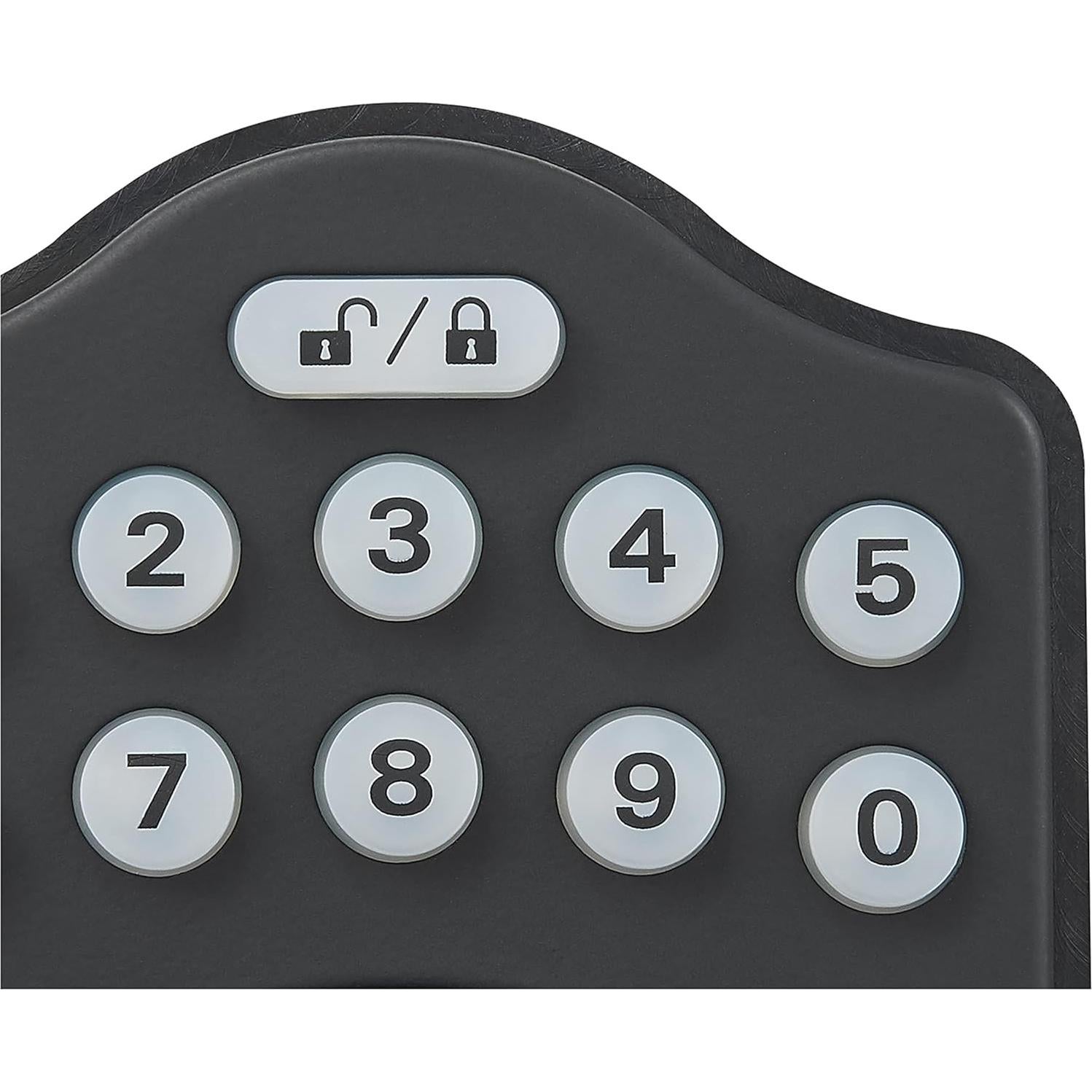 Cerradura Electrónica Amazon Basics con Teclado - Negro Mate