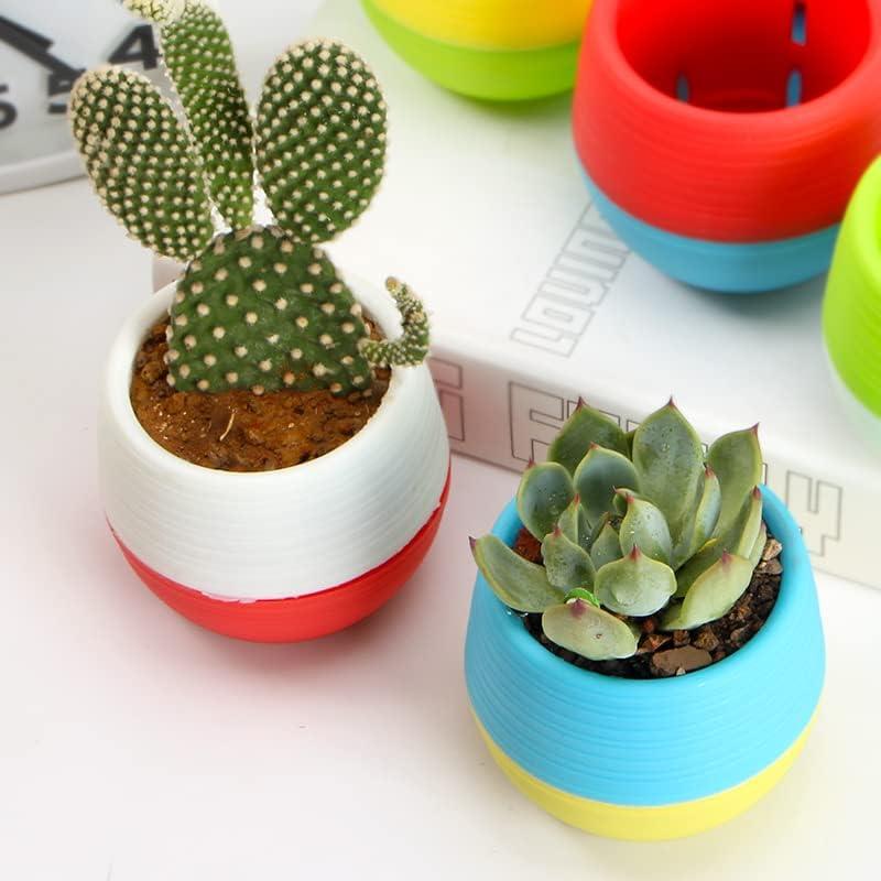 Elsjoy 30 Macetas Mini Suculentas 7.6 cm con Drenaje