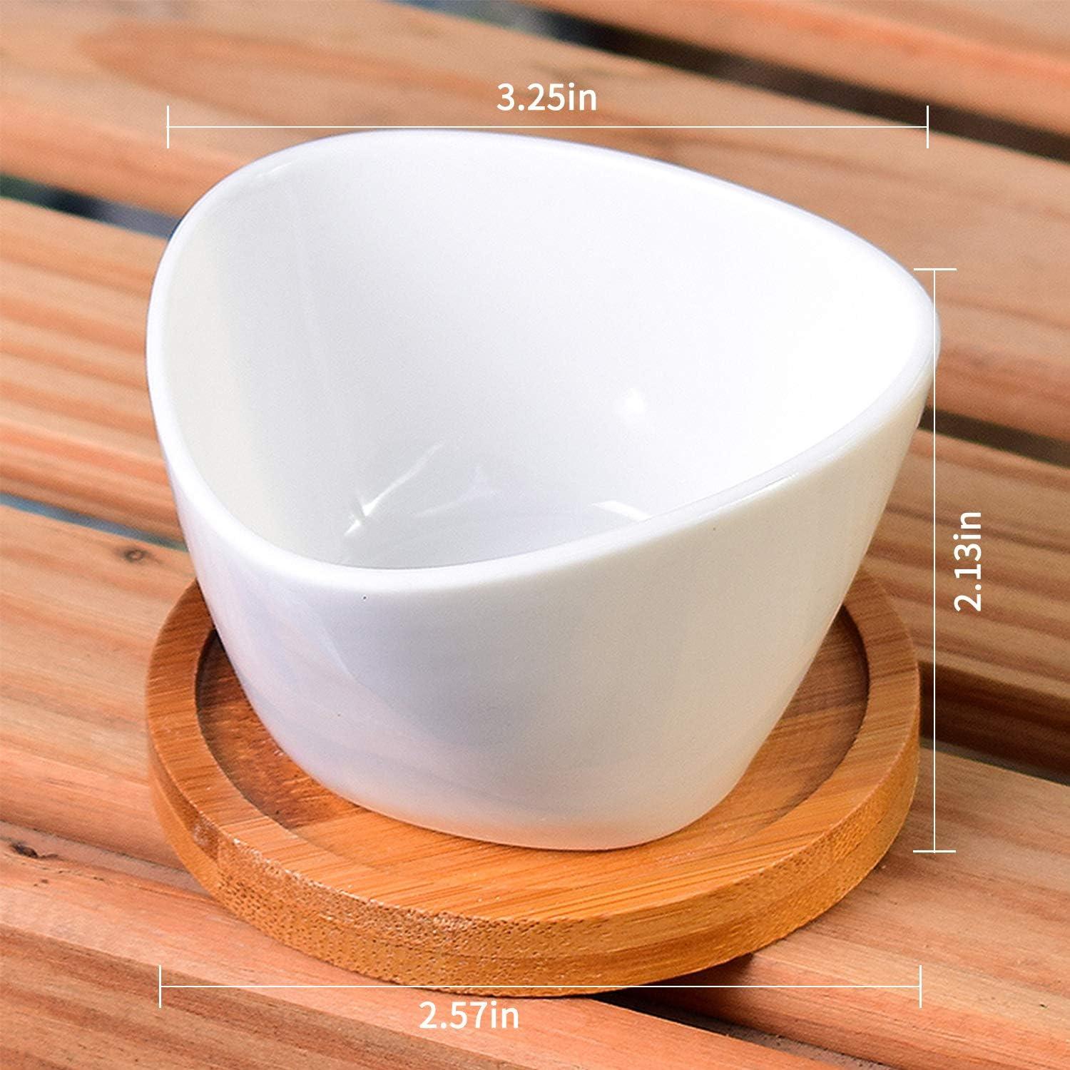 Macetas Pequeñas de Cerámica Brajttt con Drenaje - 12 Piezas