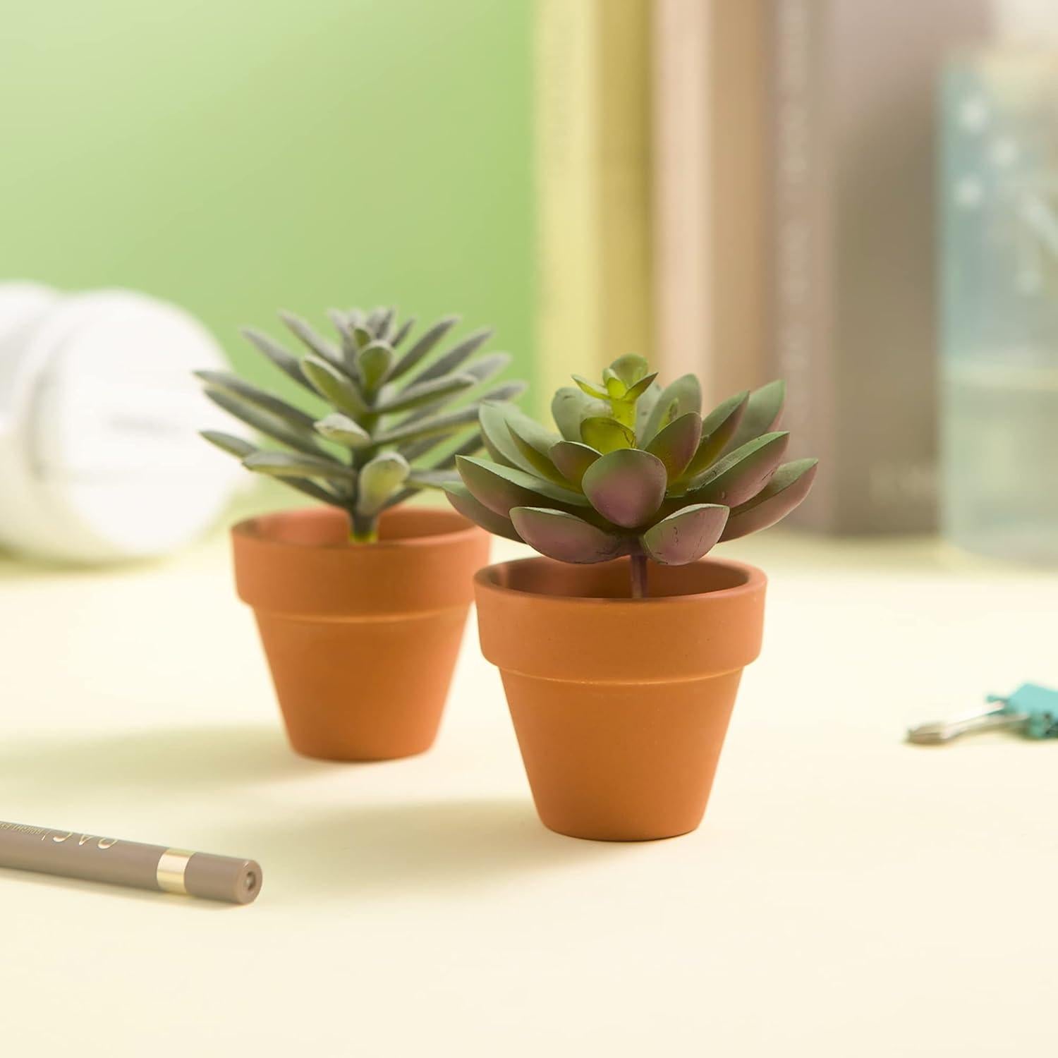 36 Macetas de Terracota Pequeñas 5.08 cm con Drenaje Fcacti