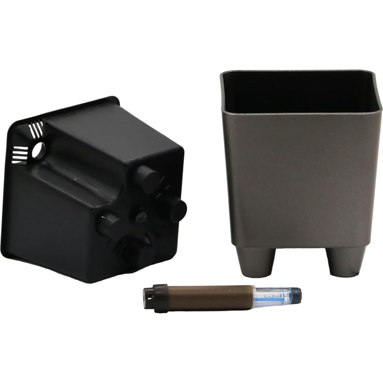 Macetas Cuadradas Mini Autorriego Cotta 4-Pack con Indicador