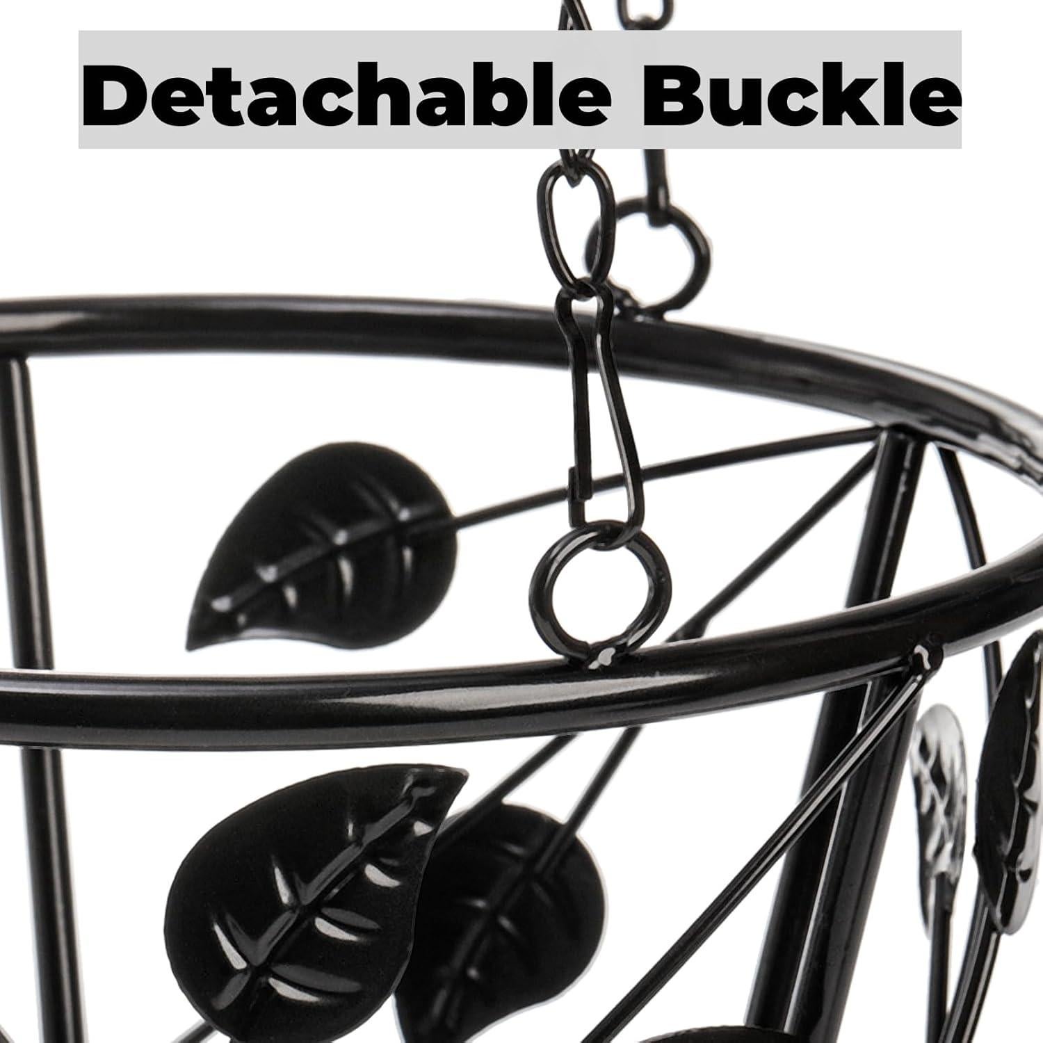 Soporte de Planta Colgante Goaste 2 Piezas Metal 68.58 cm