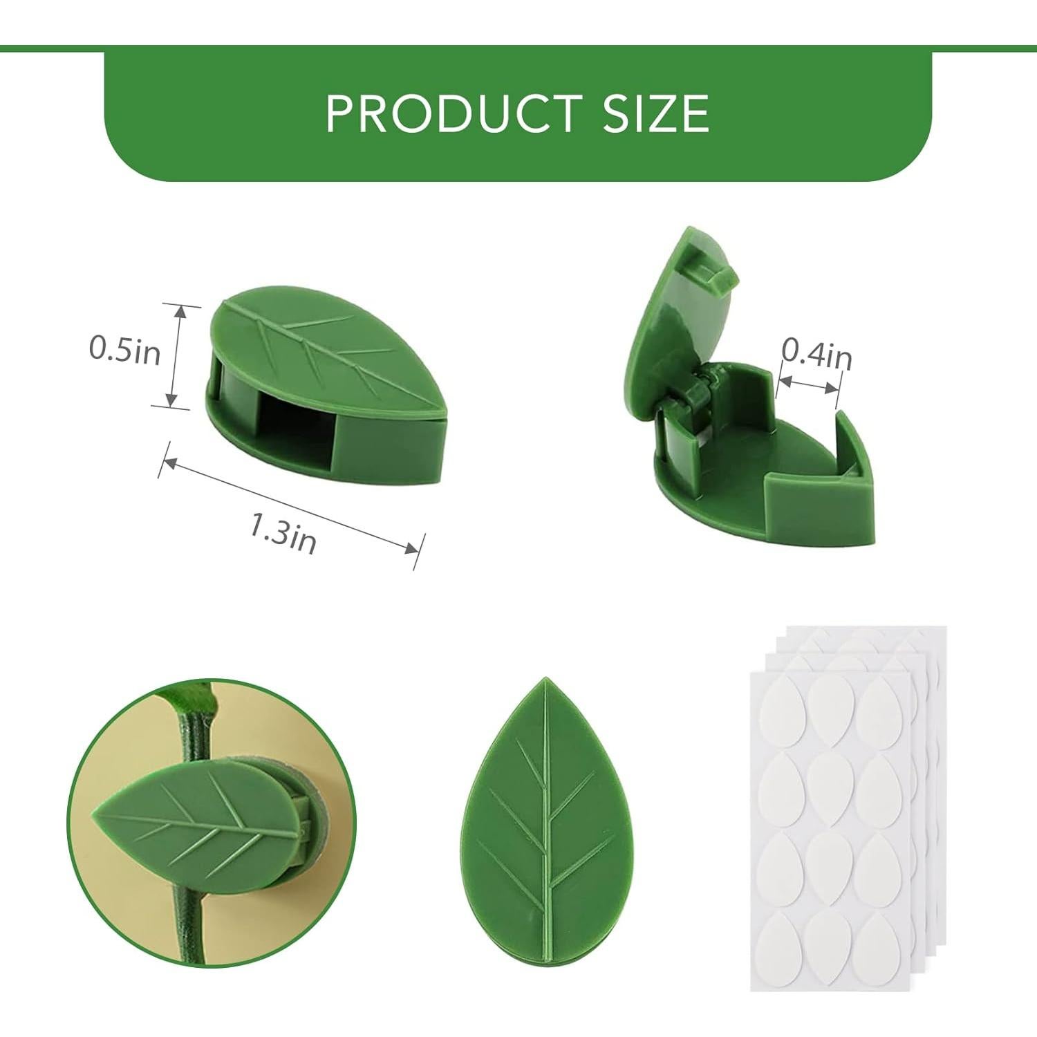 Clips de Fijación para Plantas Trepadoras Choclaif 40 Pcs