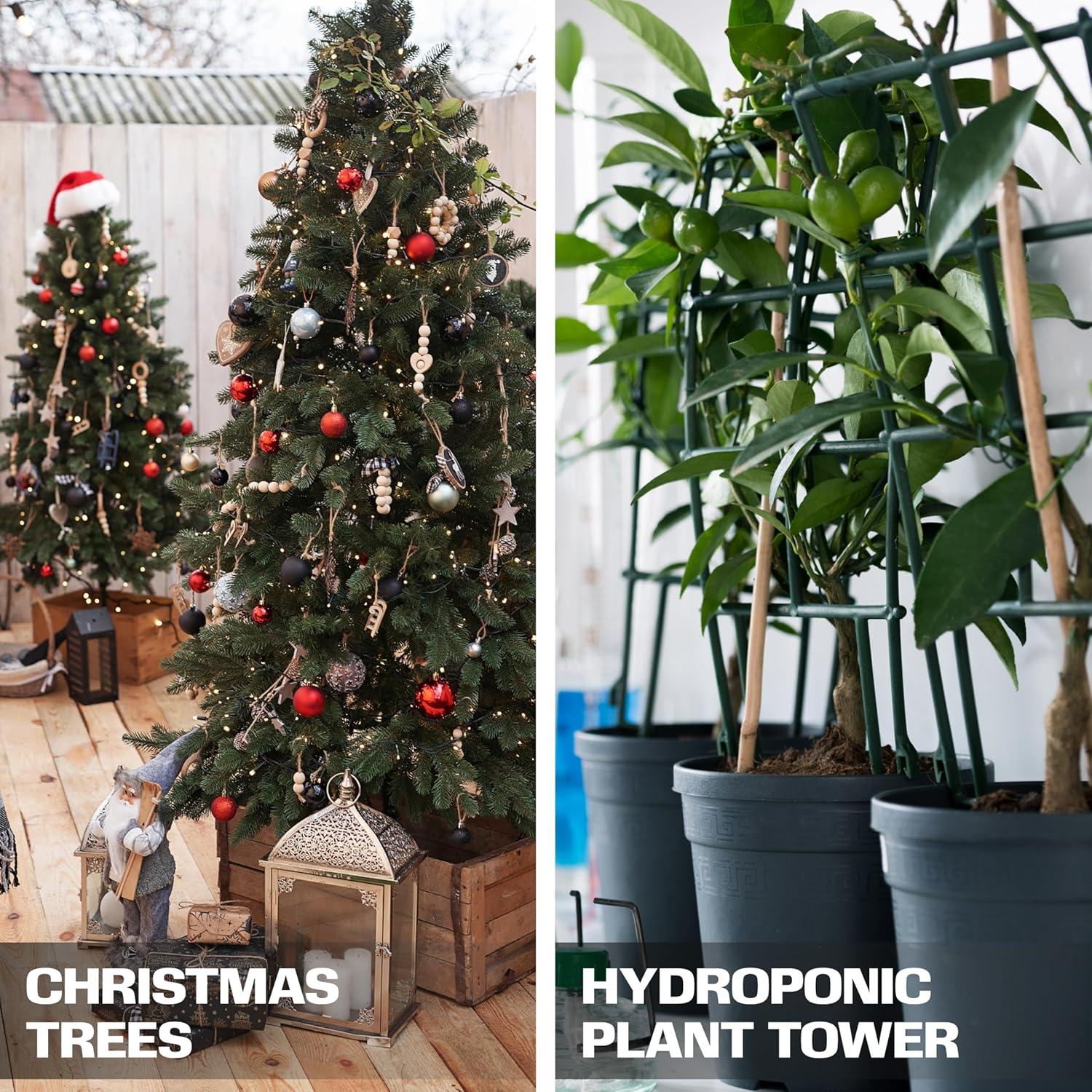 Soporte para Plantas con Ruedas 2WAYZ - Carro Rodante Negro