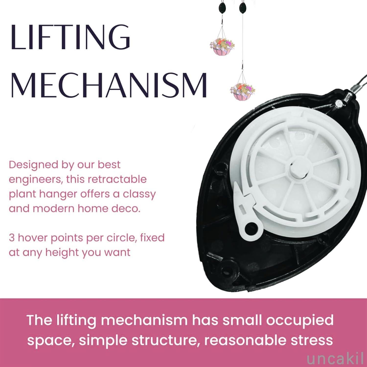 Soporte de Planta Retráctil Uncakil para Colgar hasta 18 kg