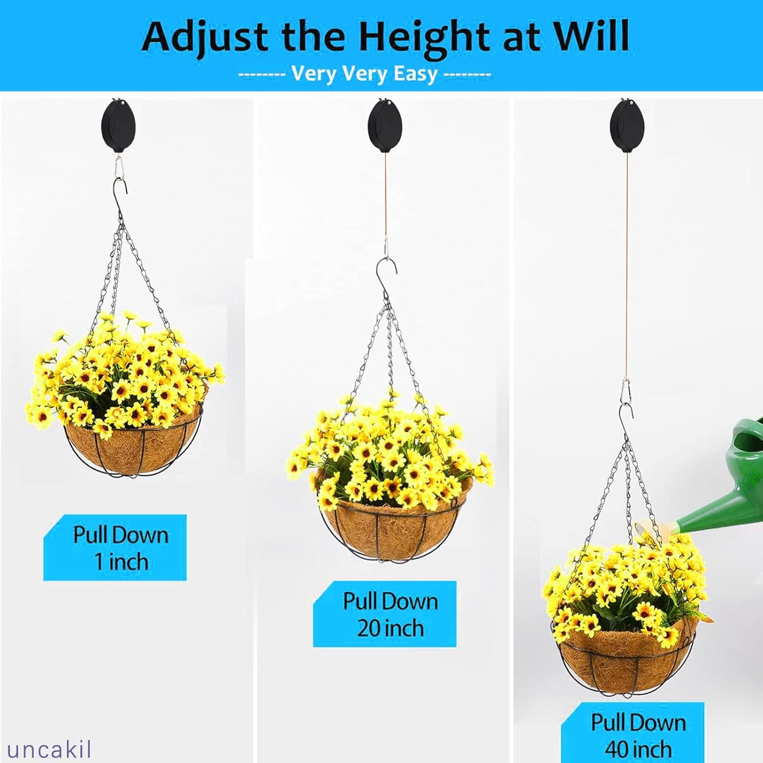 Soporte de Planta Retráctil Uncakil para Colgar hasta 18 kg