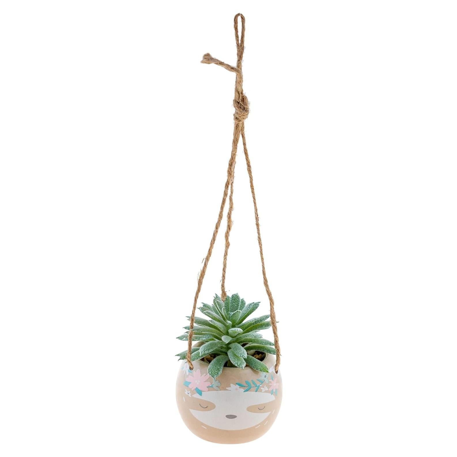 Maceta Colgante Karma de Cerámica para Suculentas 5.08cm