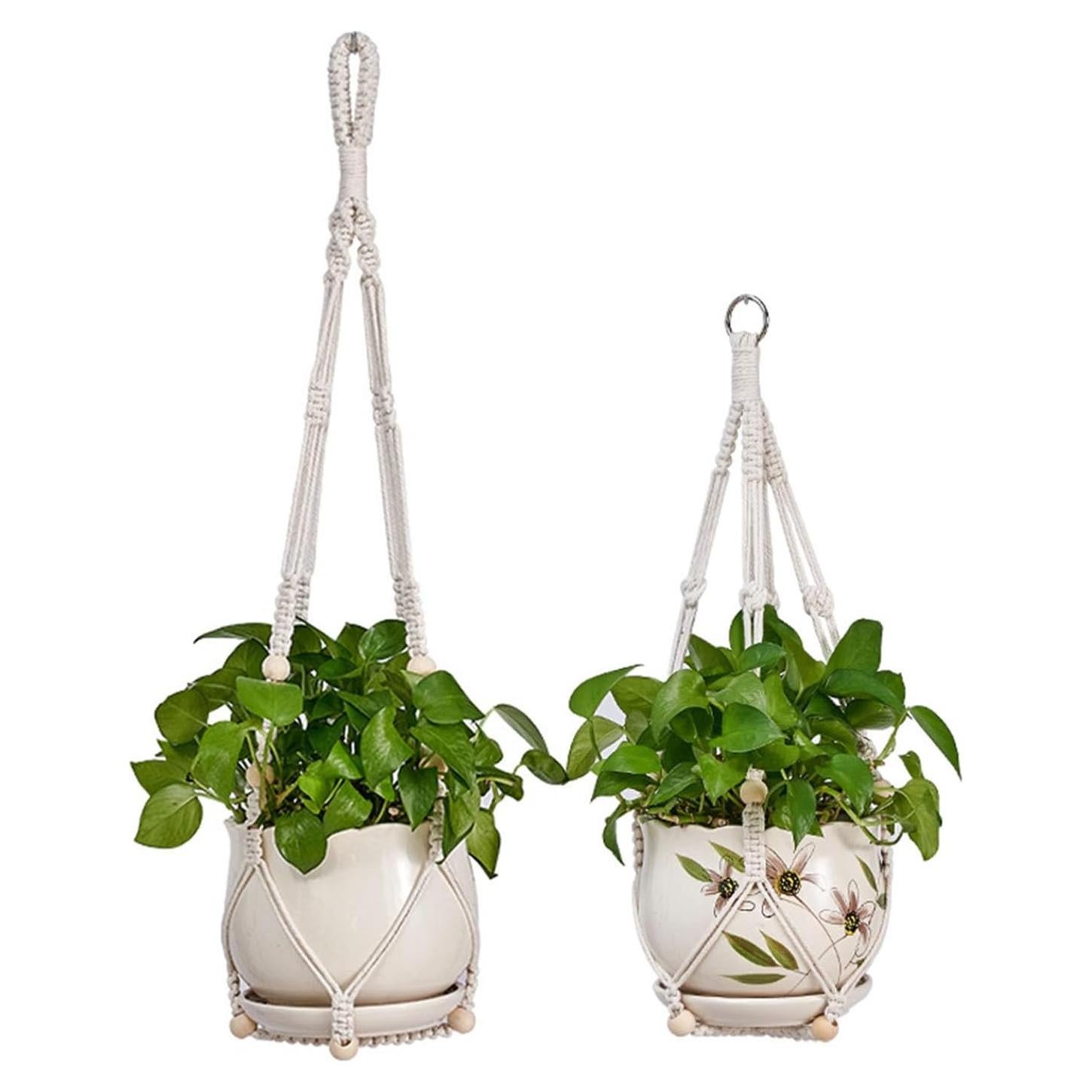 Soportes para Plantas Beongfc - 2 Piezas Colgantes 74.93 cm y 59.69 cm