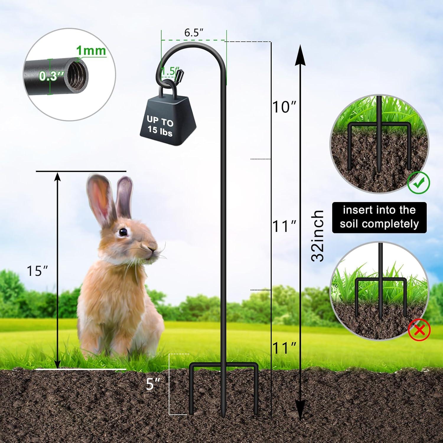 Gancho de Pastor Ajustable 81 cm FEED GARDEN - 2 Paquetes