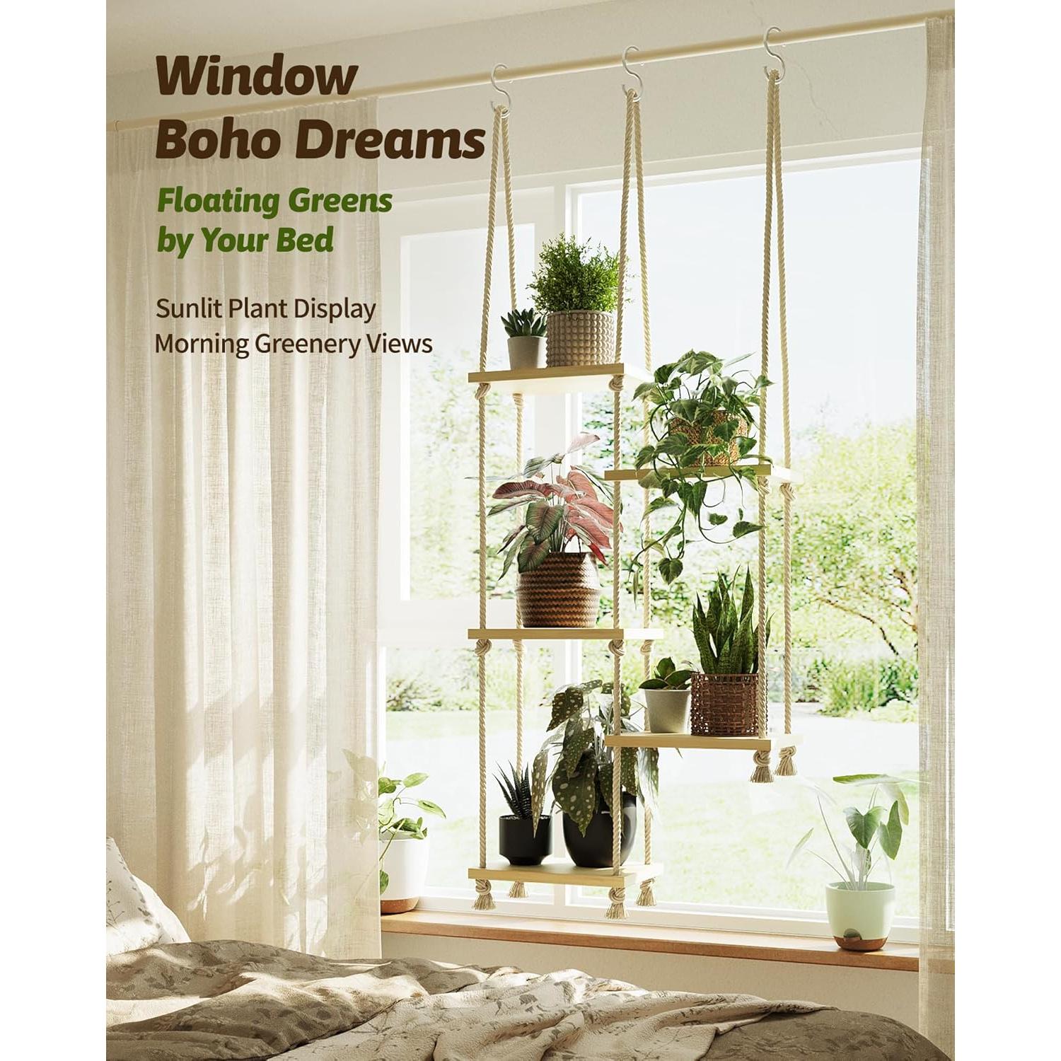 Estante Colgante Boho Gentingbro para Plantas - 1.6 kg