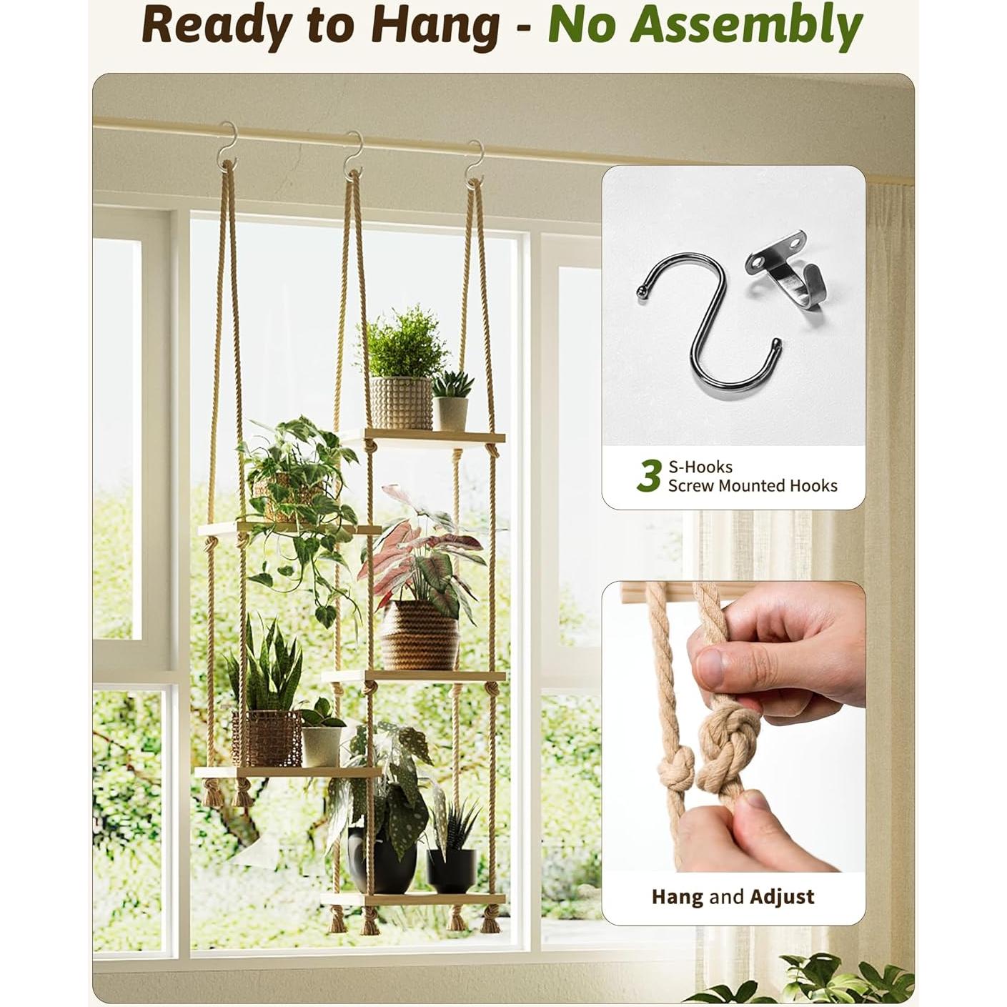 Estante Colgante Boho Gentingbro para Plantas - 1.6 kg