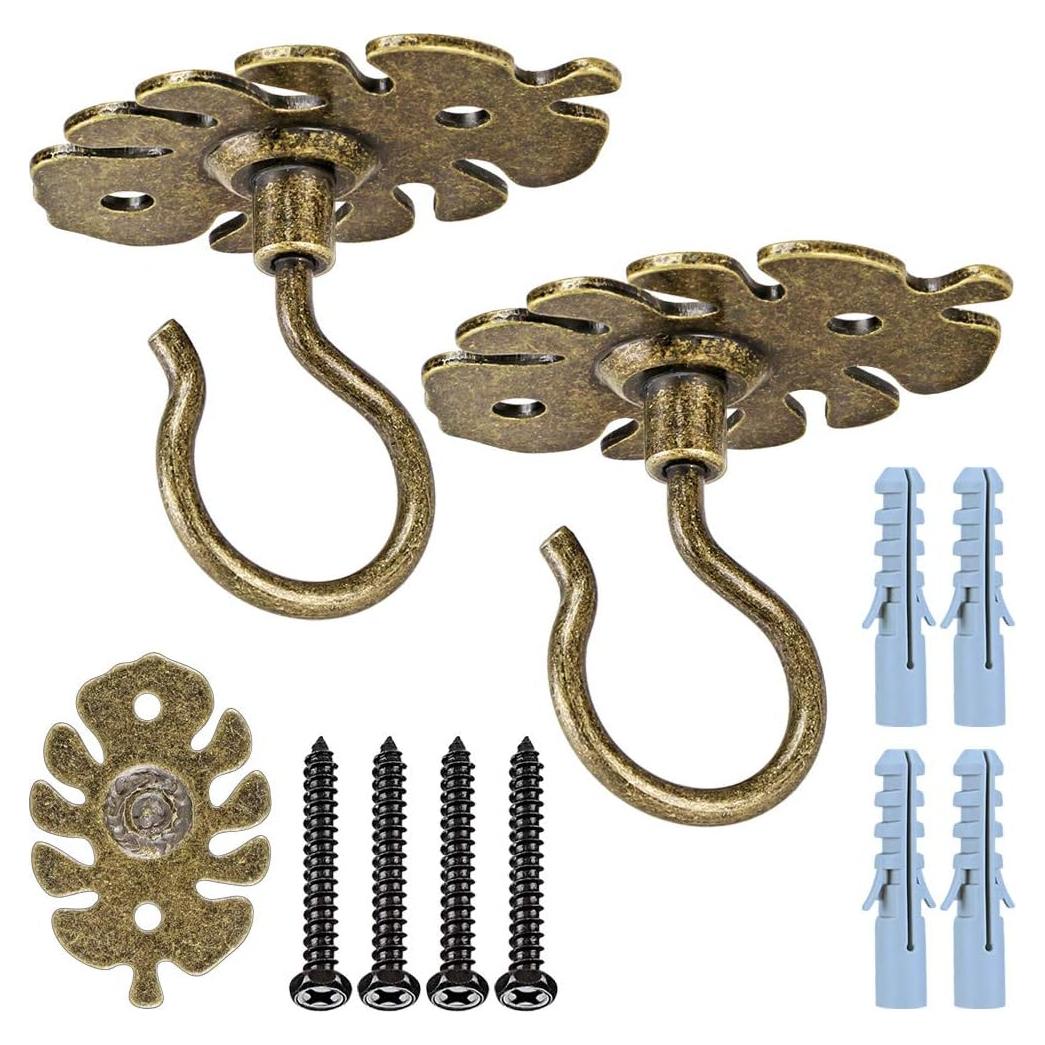 Ganchos de Techo Dolibest de Metal para Plantas y Luces - 2PCS