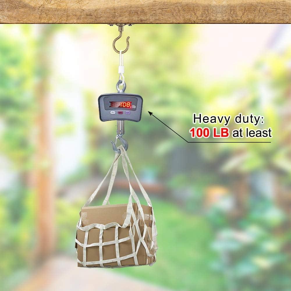 Ganchos de Techo Dolibest de Metal para Plantas y Luces - 2PCS