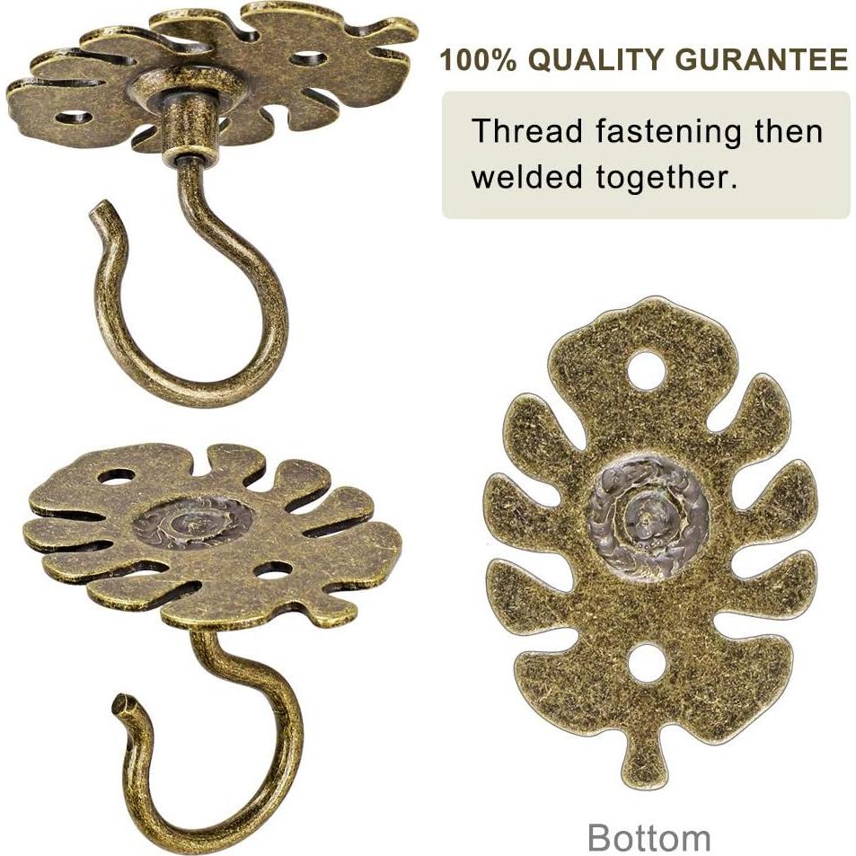 Ganchos de Techo Dolibest de Metal para Plantas y Luces - 2PCS